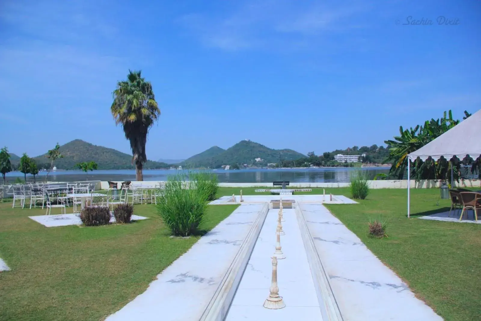 Lake view in Rampratap Palace by Fateh Collection Lake view in Rampratap Palace by Fateh Collection