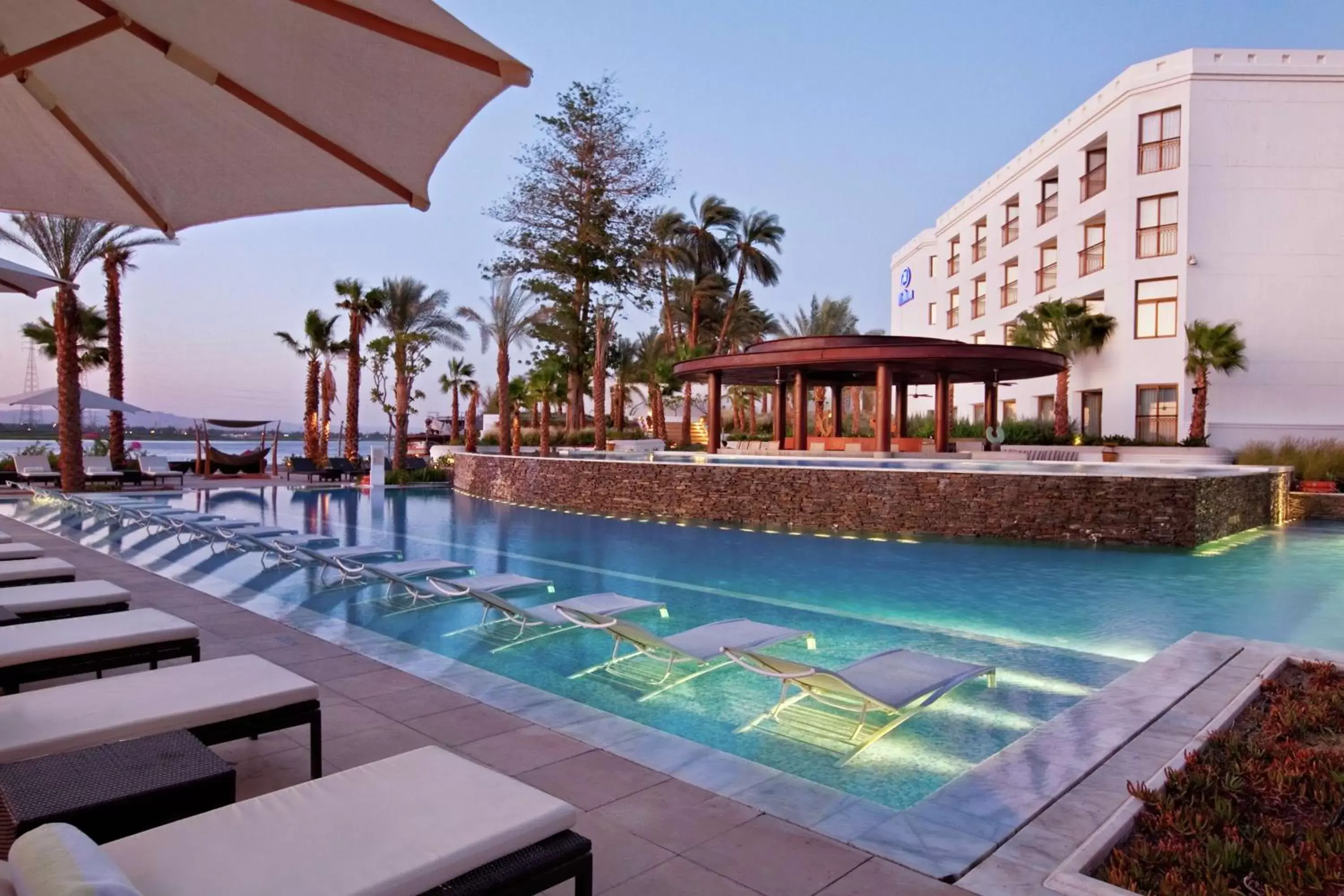 Pool view, Swimming Pool in Hilton Luxor Resort & Spa