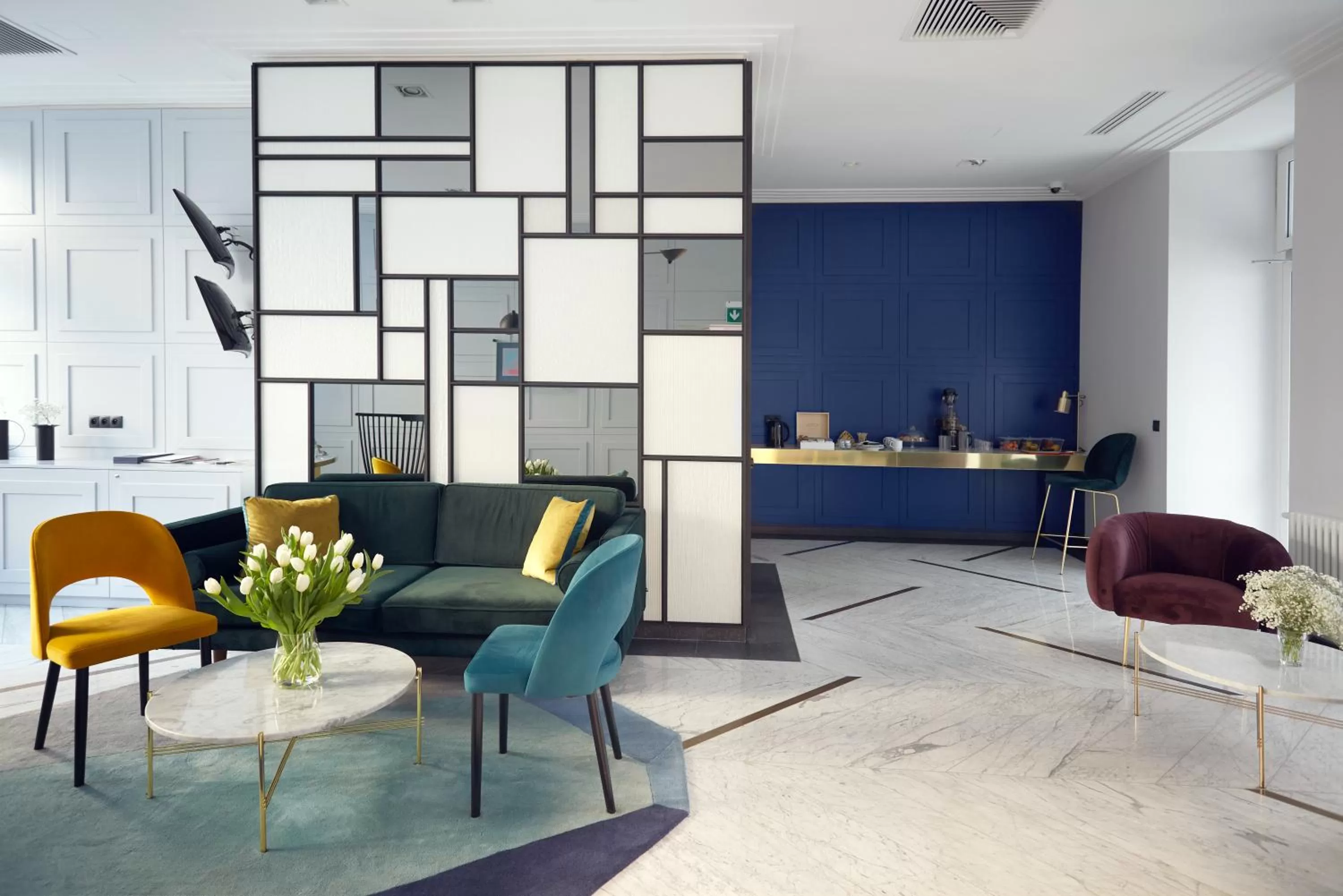 Communal lounge/ TV room in No.4 Residence