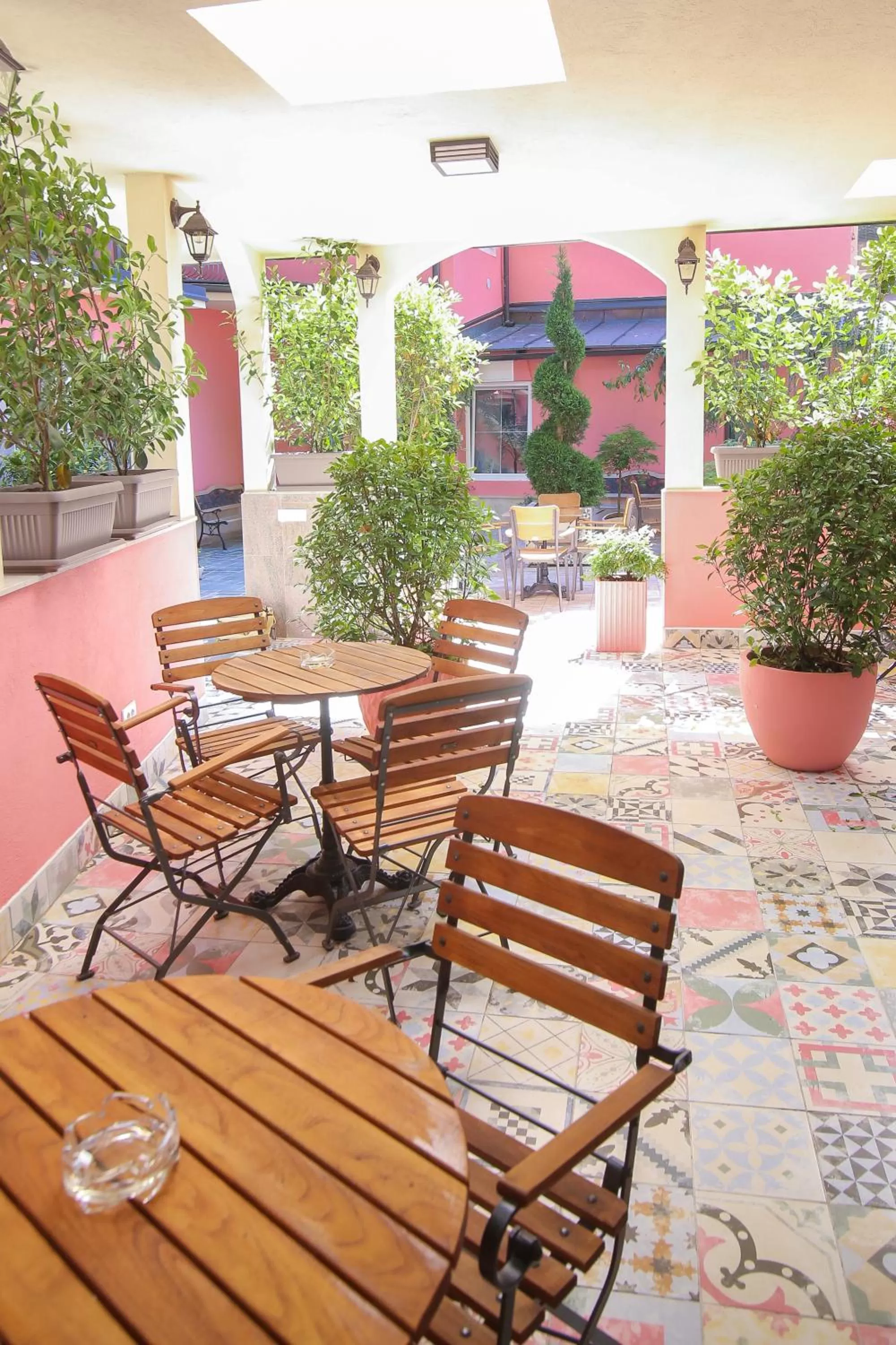 Patio in Boutique Hotel Asteria
