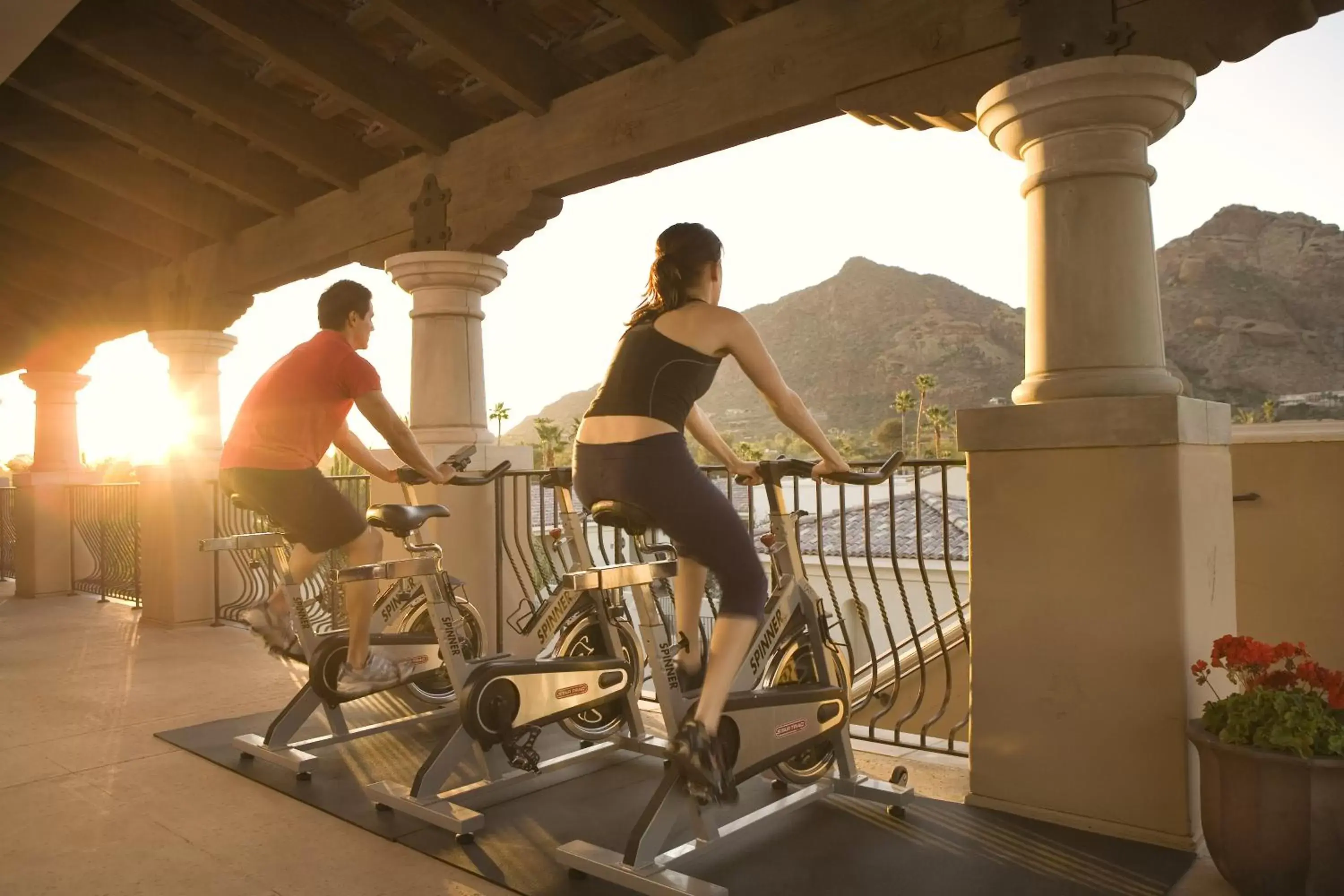 Fitness centre/facilities in Omni Scottsdale Resort & Spa at Montelucia