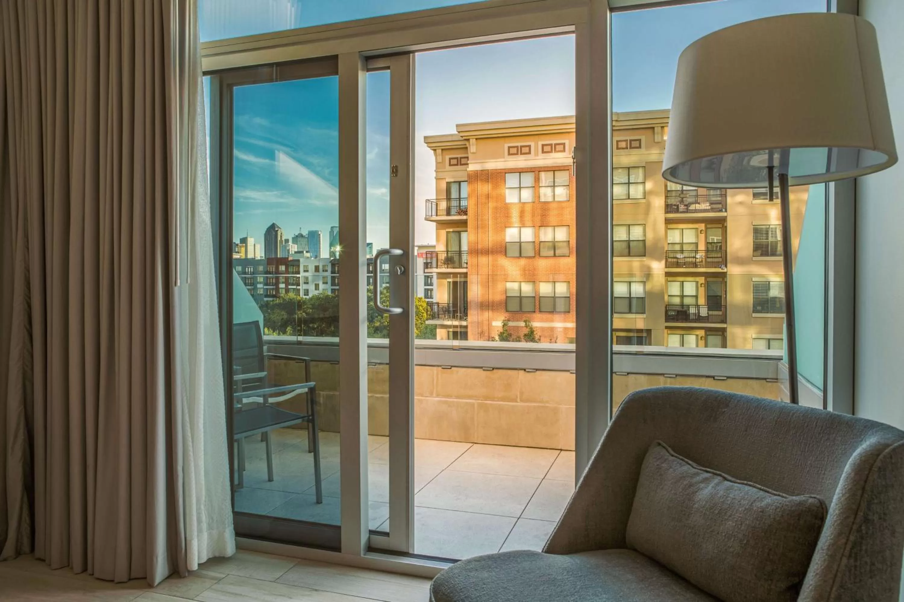 Living room in Canopy By Hilton Dallas Uptown