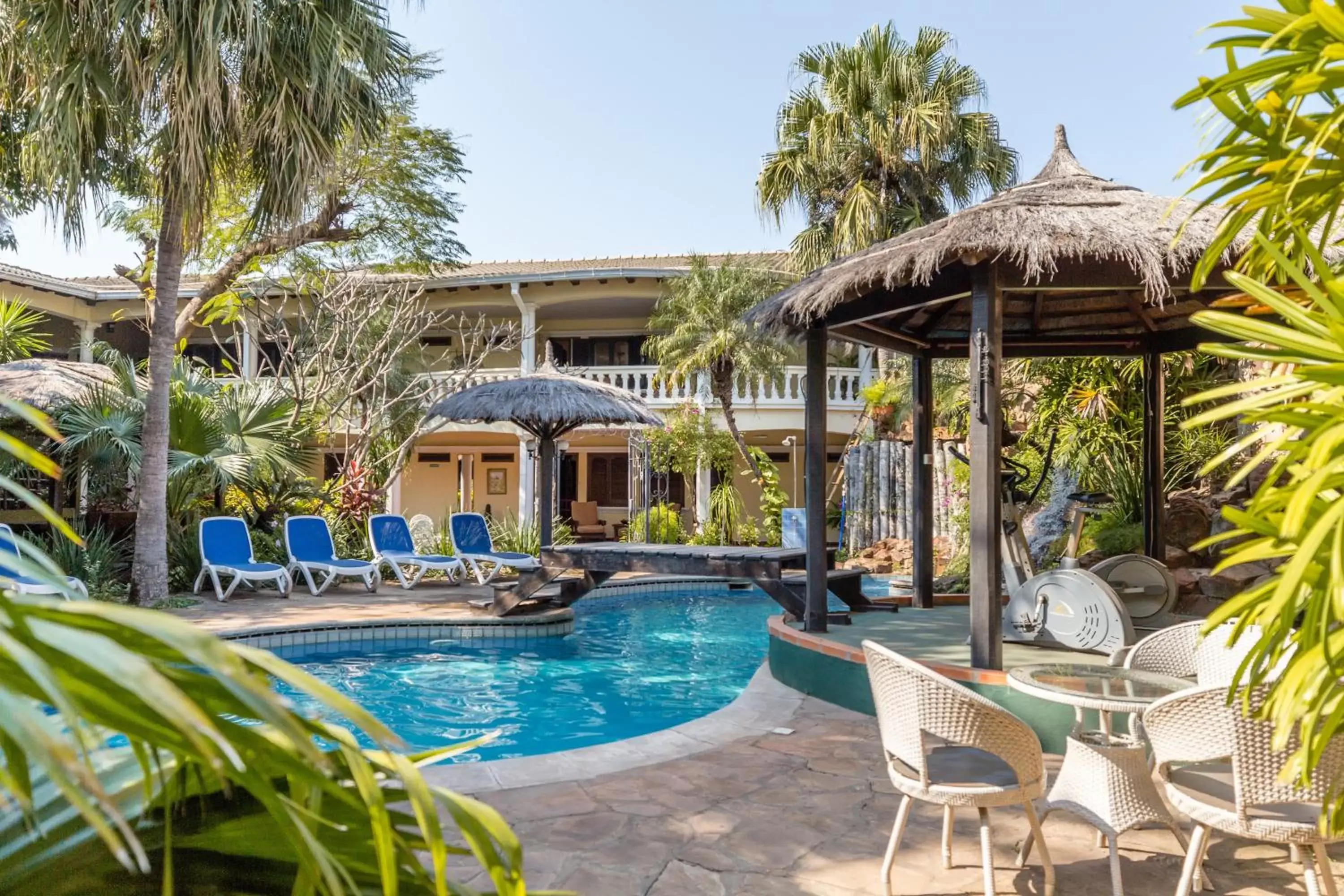 Patio, Swimming Pool in Paramanta Lifestyle Hotel