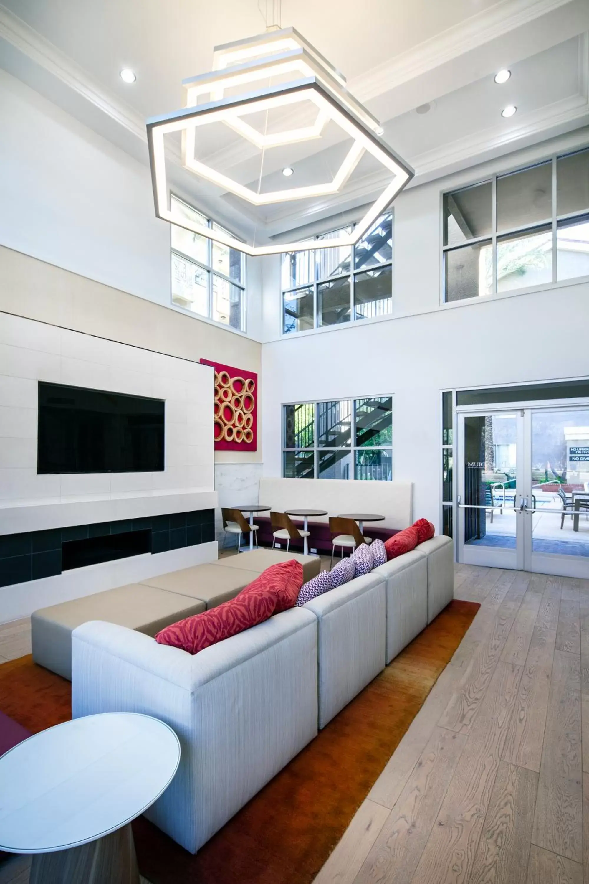 Communal lounge/ TV room in Luxury Condos by Meridian CondoResorts- Scottsdale