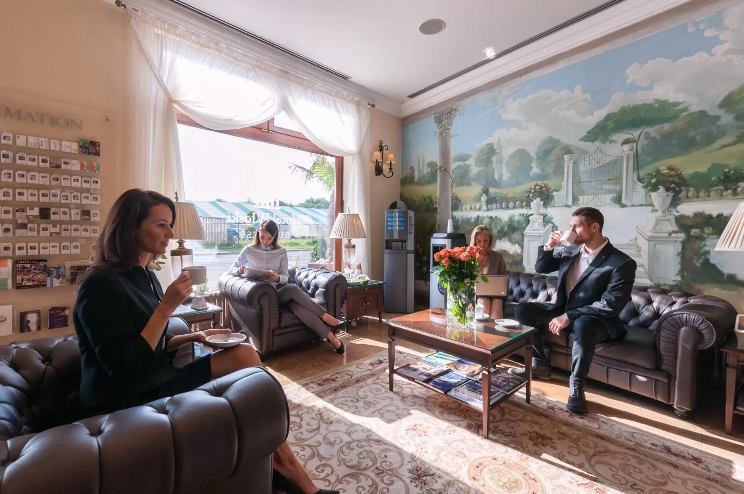 Lobby or reception in Hotel Włoski Italia Boutique Old Town Poznań Lobby or reception in Hotel Włoski Italia Boutique Old Town Poznań