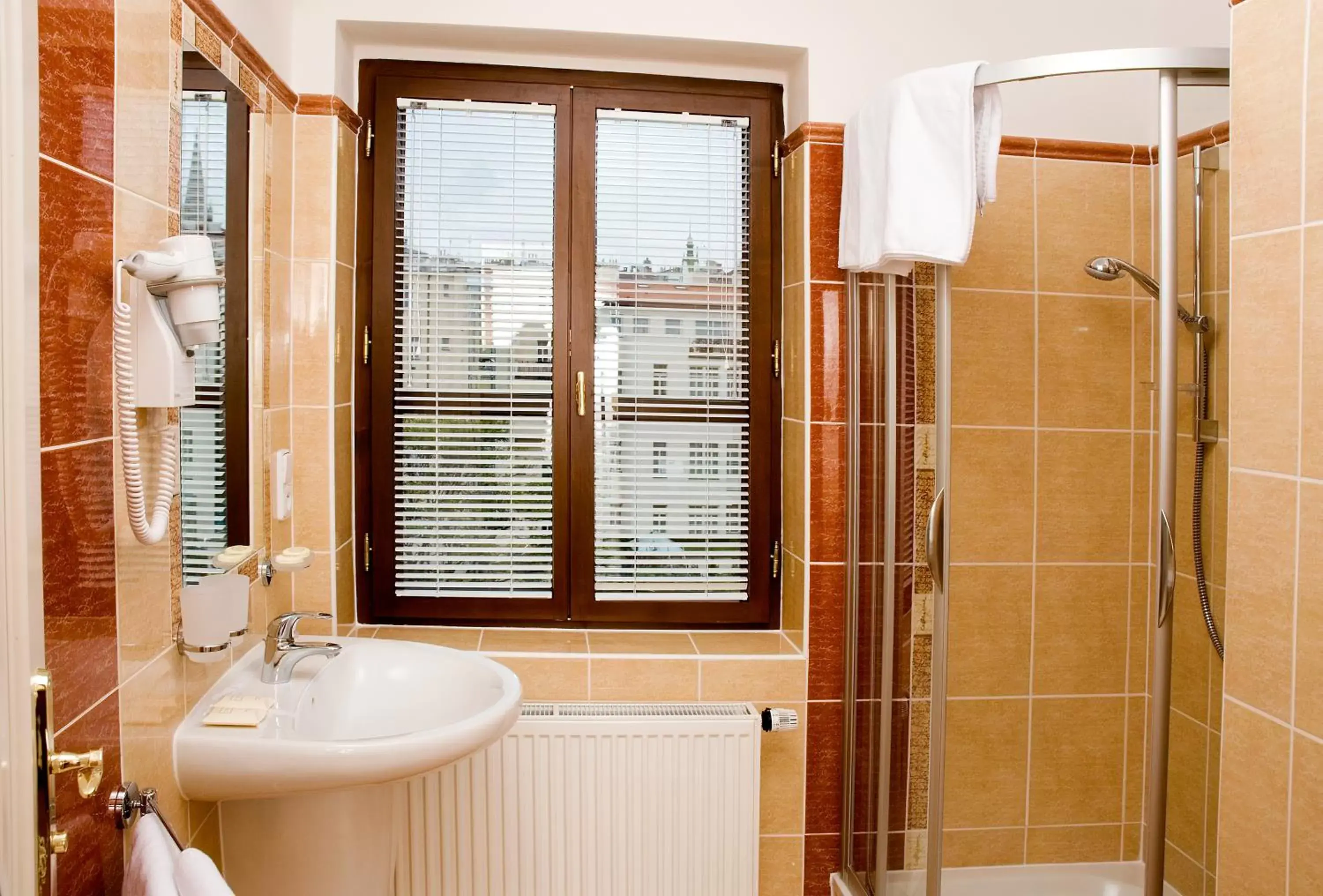 Bathroom in Arkada Hotel Praha