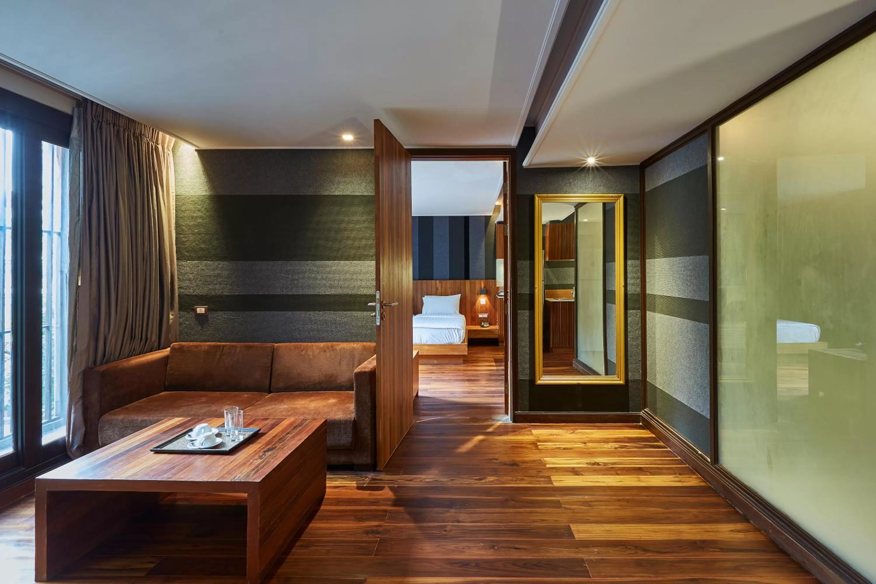 Living room in LUXX Langsuan Hotel - SHA Plus