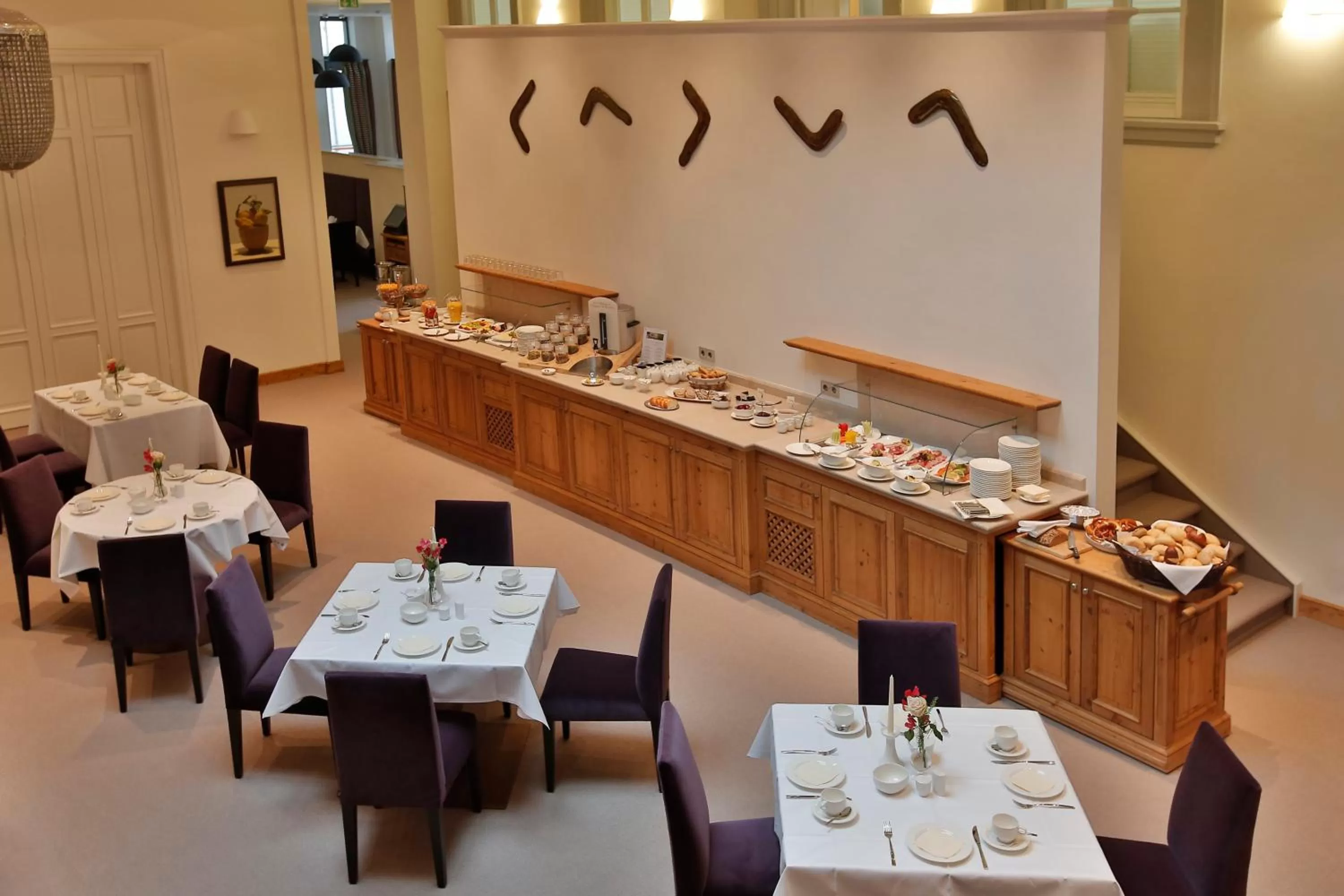 Buffet breakfast in Hotel-Restaurant Anne-Sophie