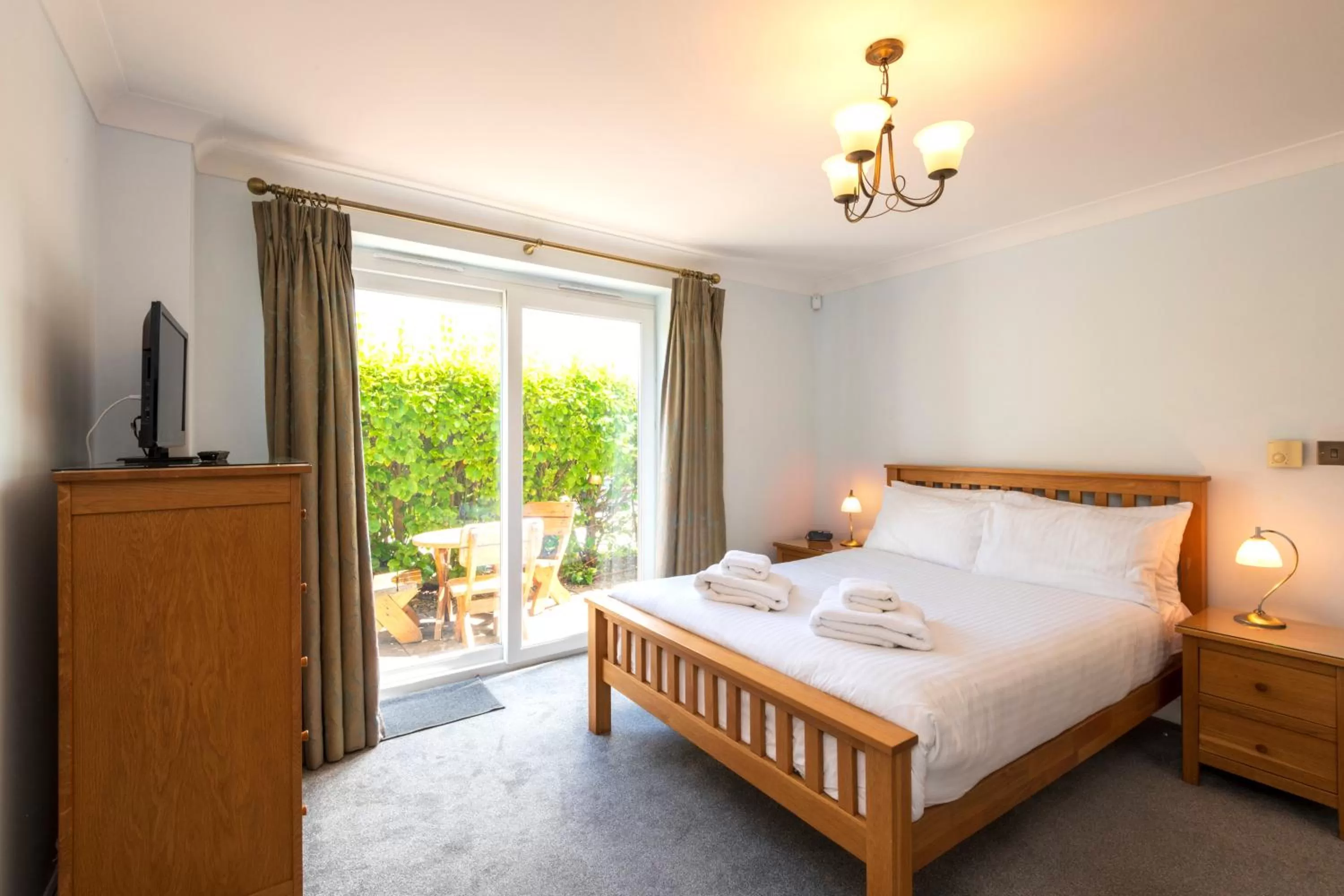 Bed in Porth Veor Manor Villas & Apartments