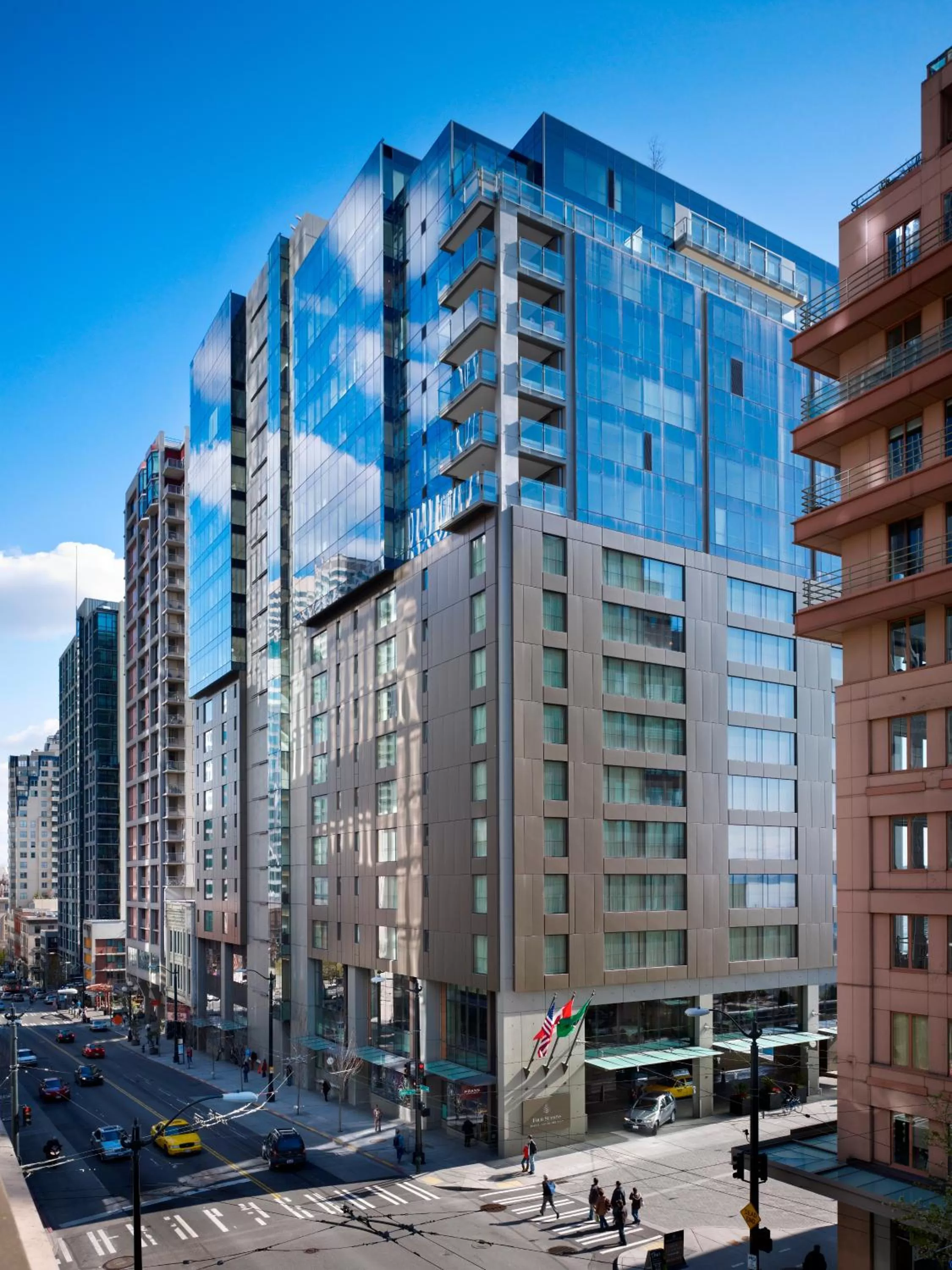 Facade/entrance in Four Seasons Hotel Seattle
