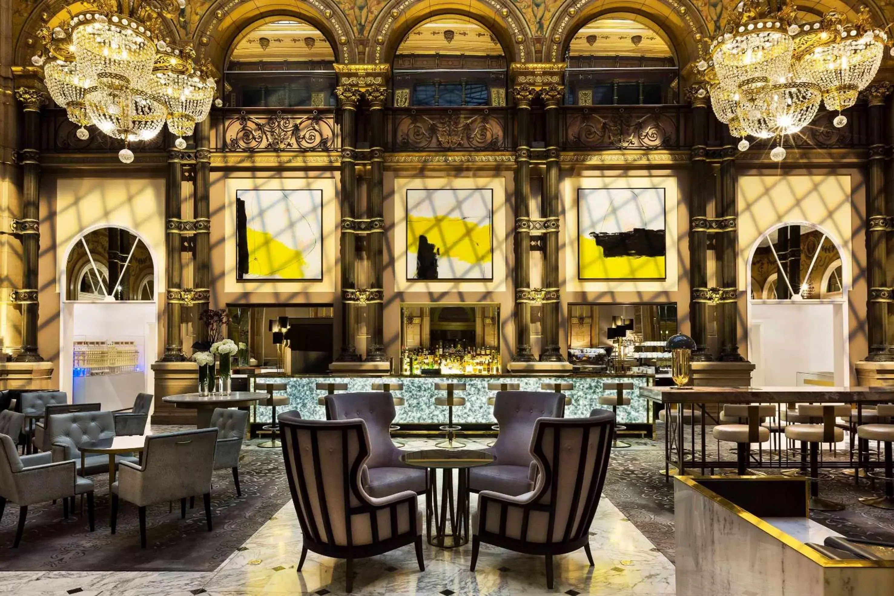 Lounge or bar, Restaurant/Places to Eat in Hilton Paris Opera