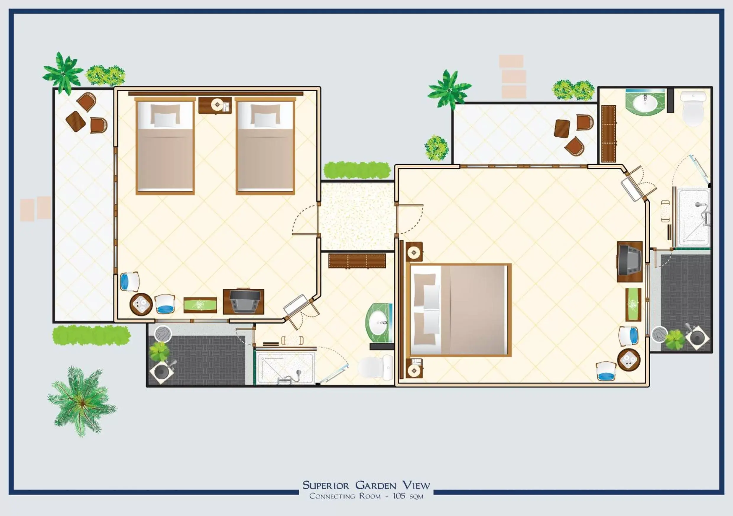 Photo of the whole room, Floor Plan in Puri Bagus Lovina