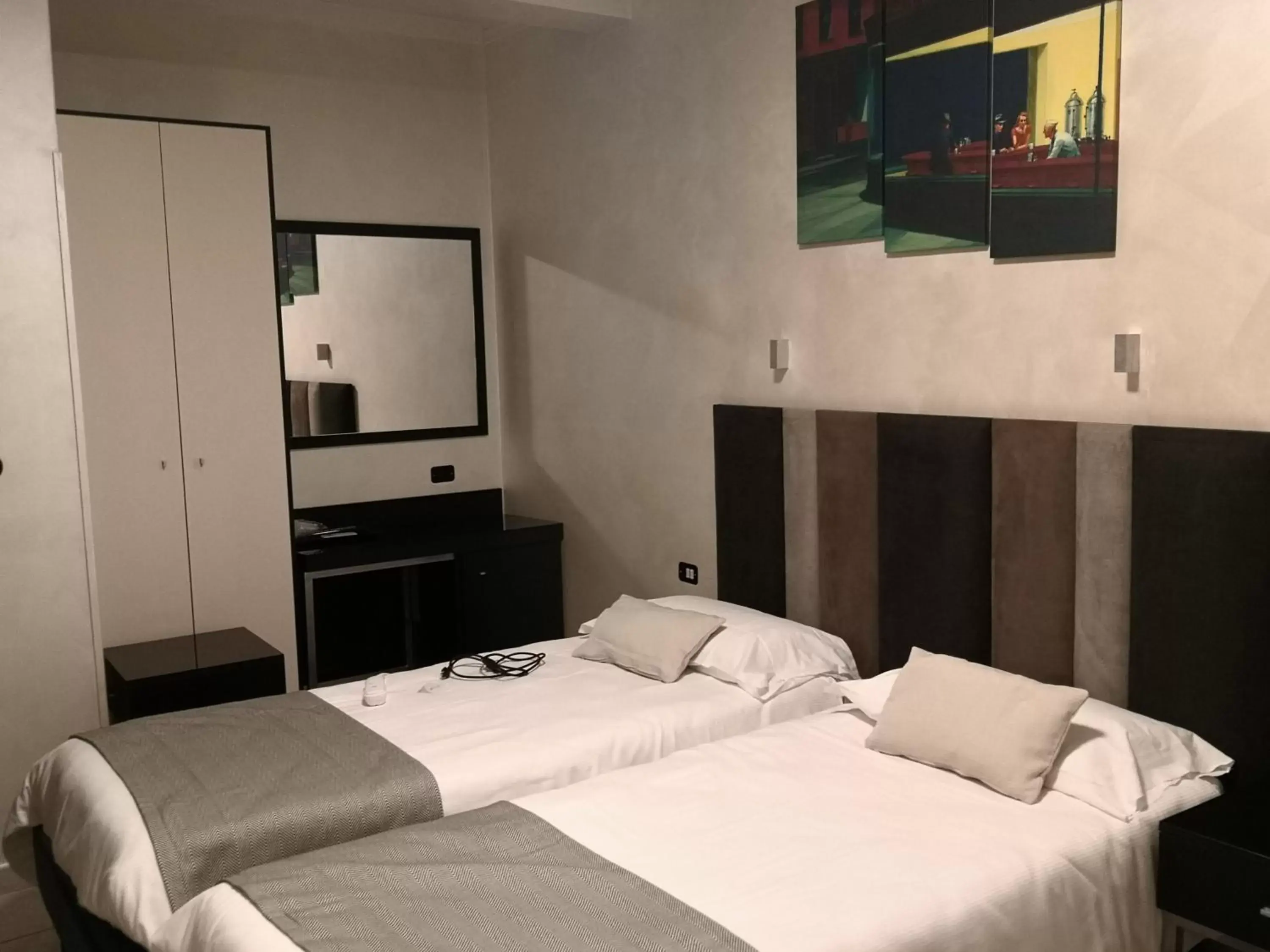 Bed in Hotel Rimini