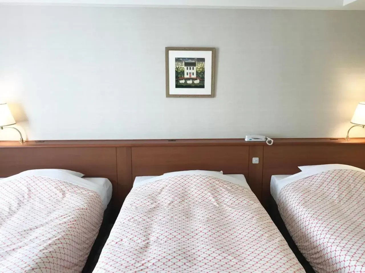 Bed in Hotel Nikko Huis Ten Bosch