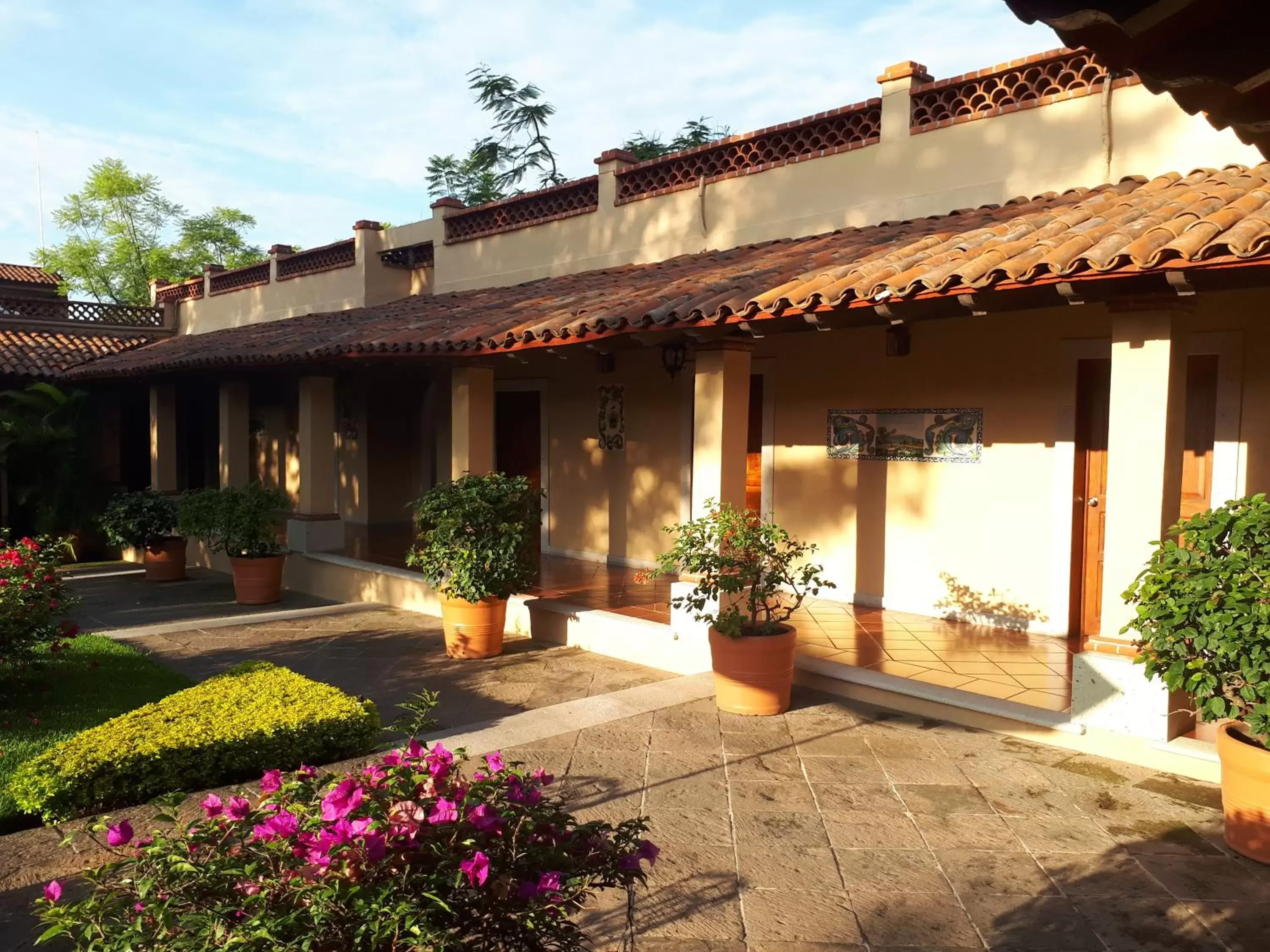 Garden, Property Building in Hotel Spa Posada Tlaltenango