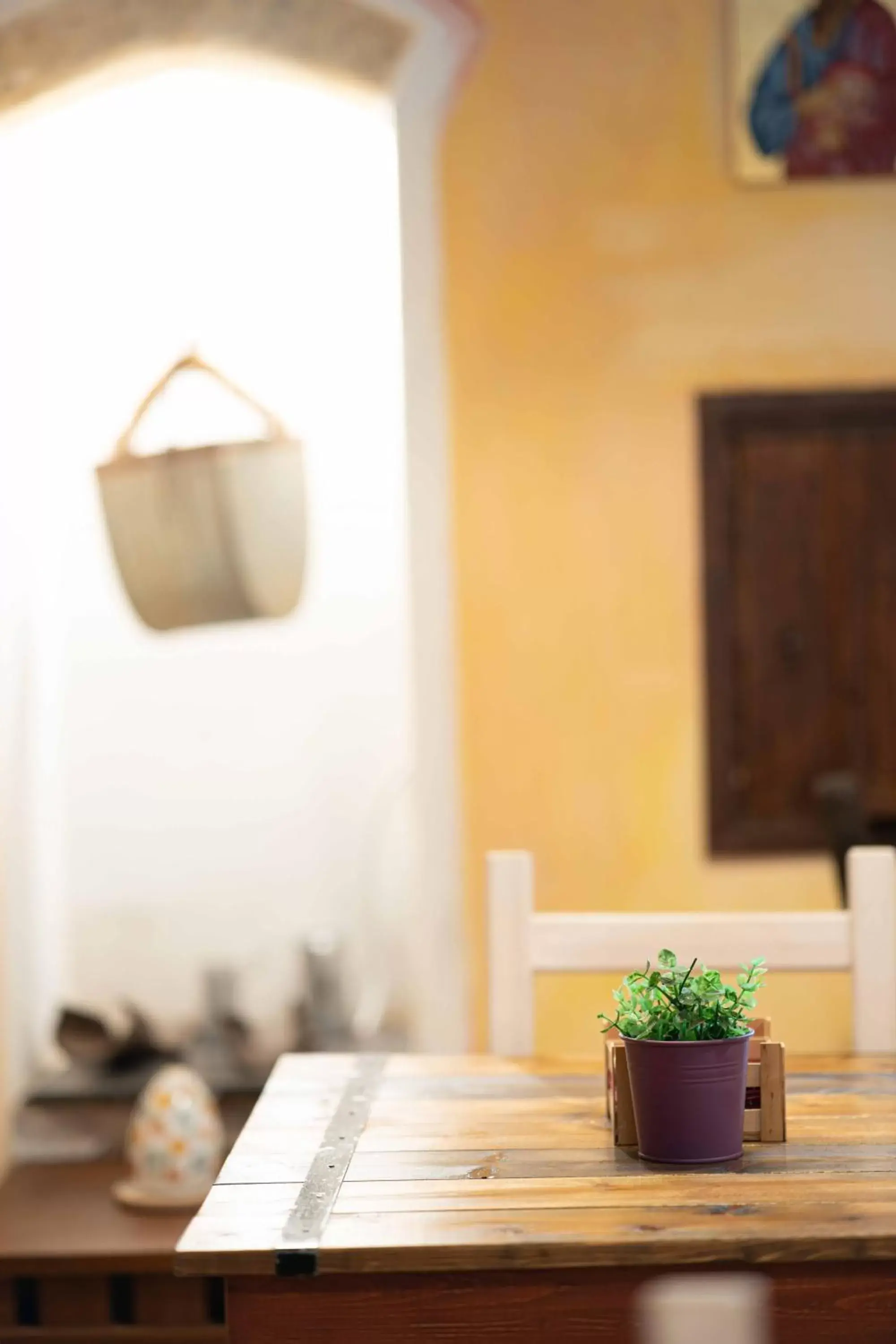 Decorative detail, Dining Area in B&B Palazzo la Traja