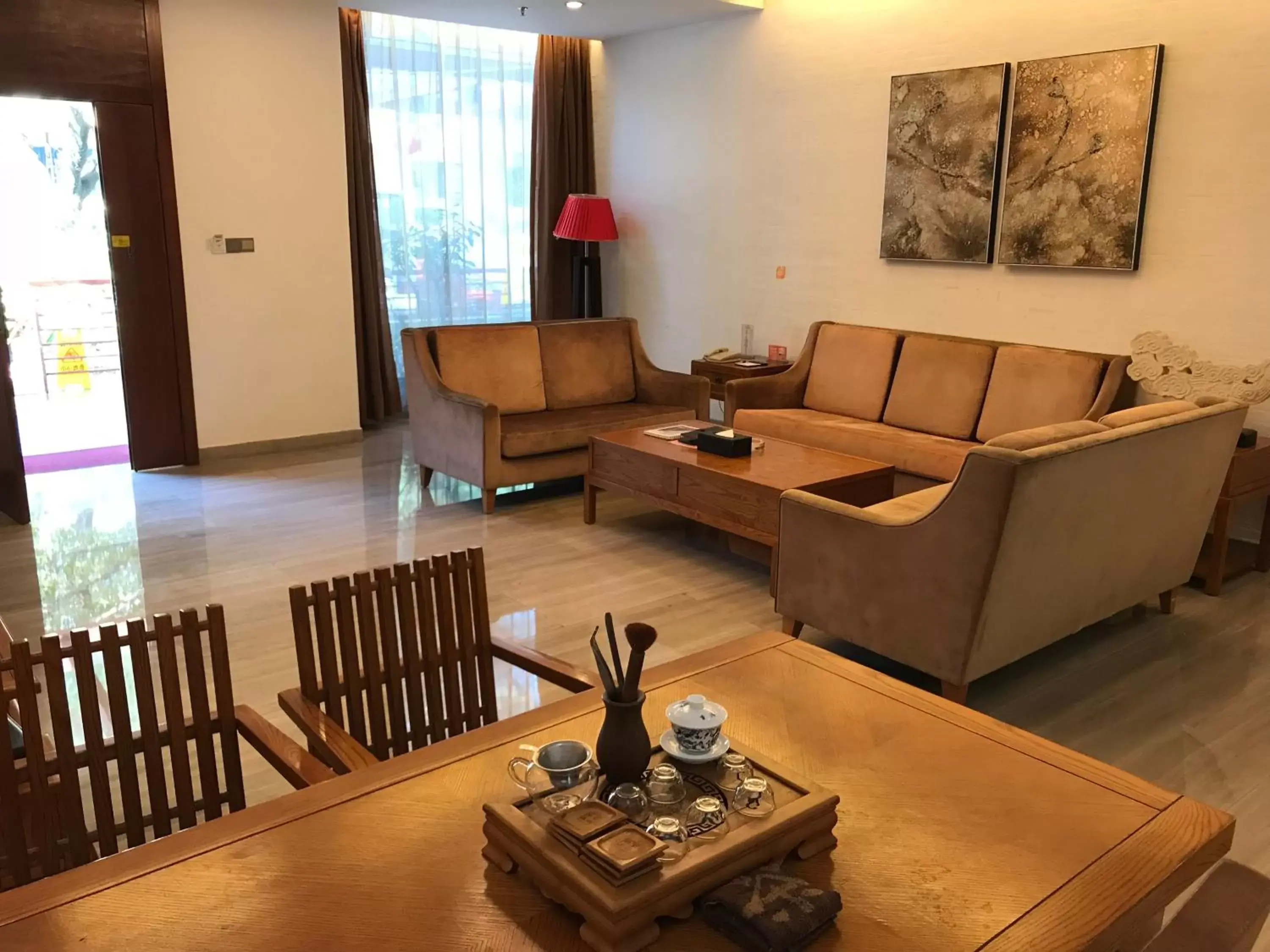 Living room, Seating Area in Guangzhou Fangyuan Hotel