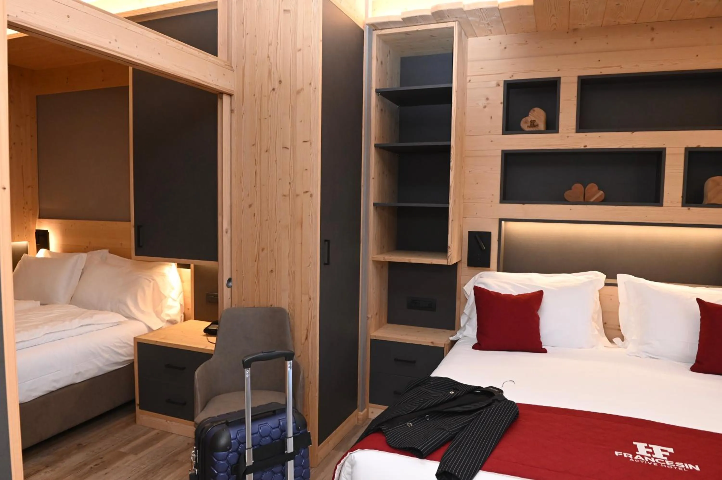 Bed in Francesin Active Hotel