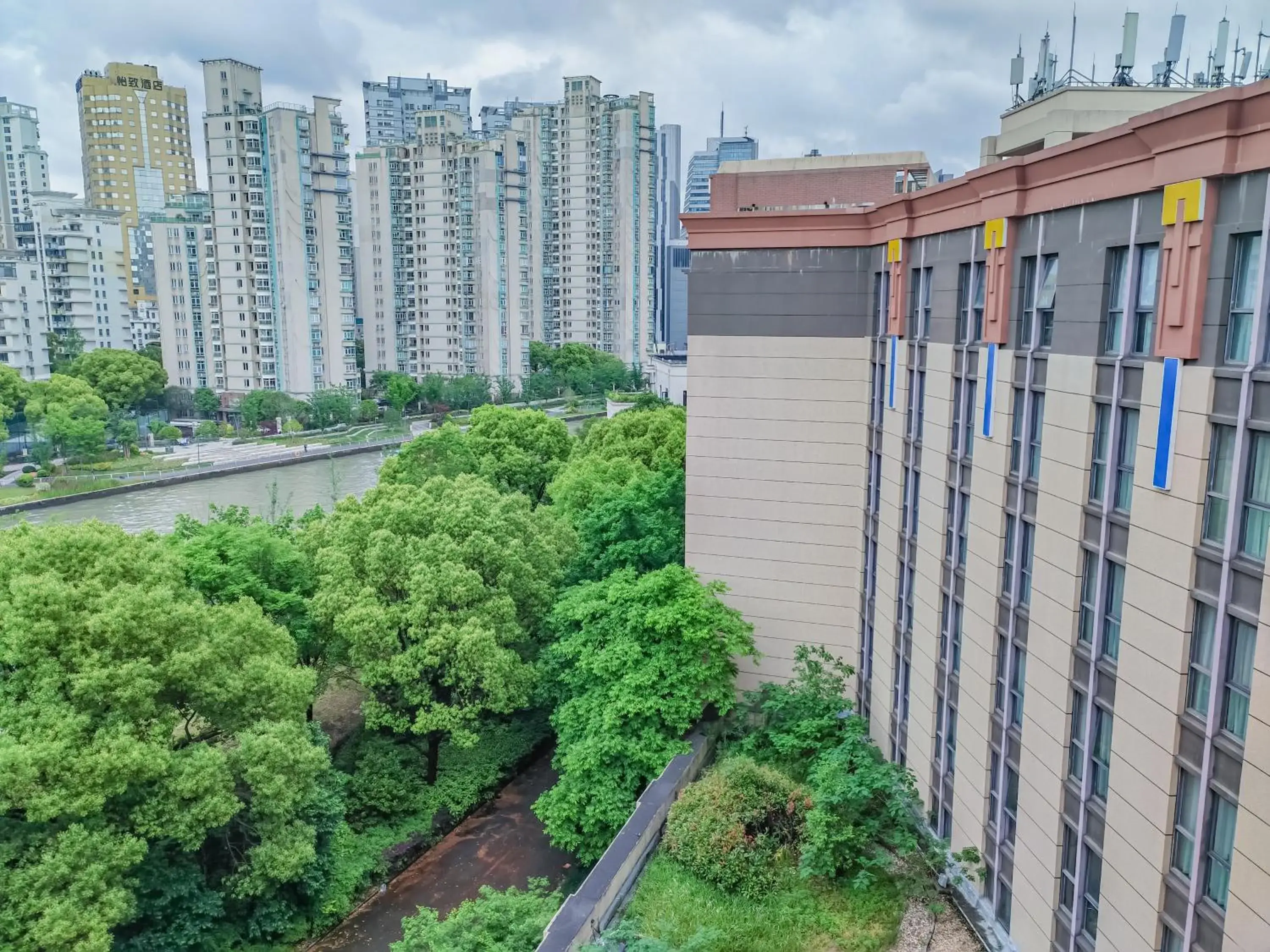 City view in Holiday Inn Express Shanghai Putuo, an IHG Hotel