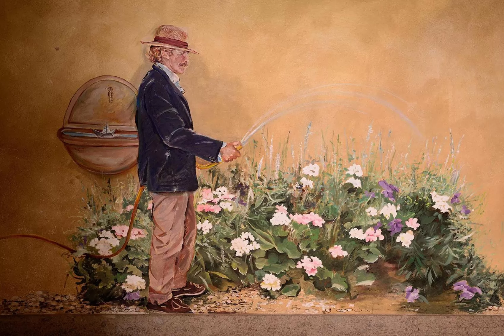 Decorative detail in Hotel Santa Maria