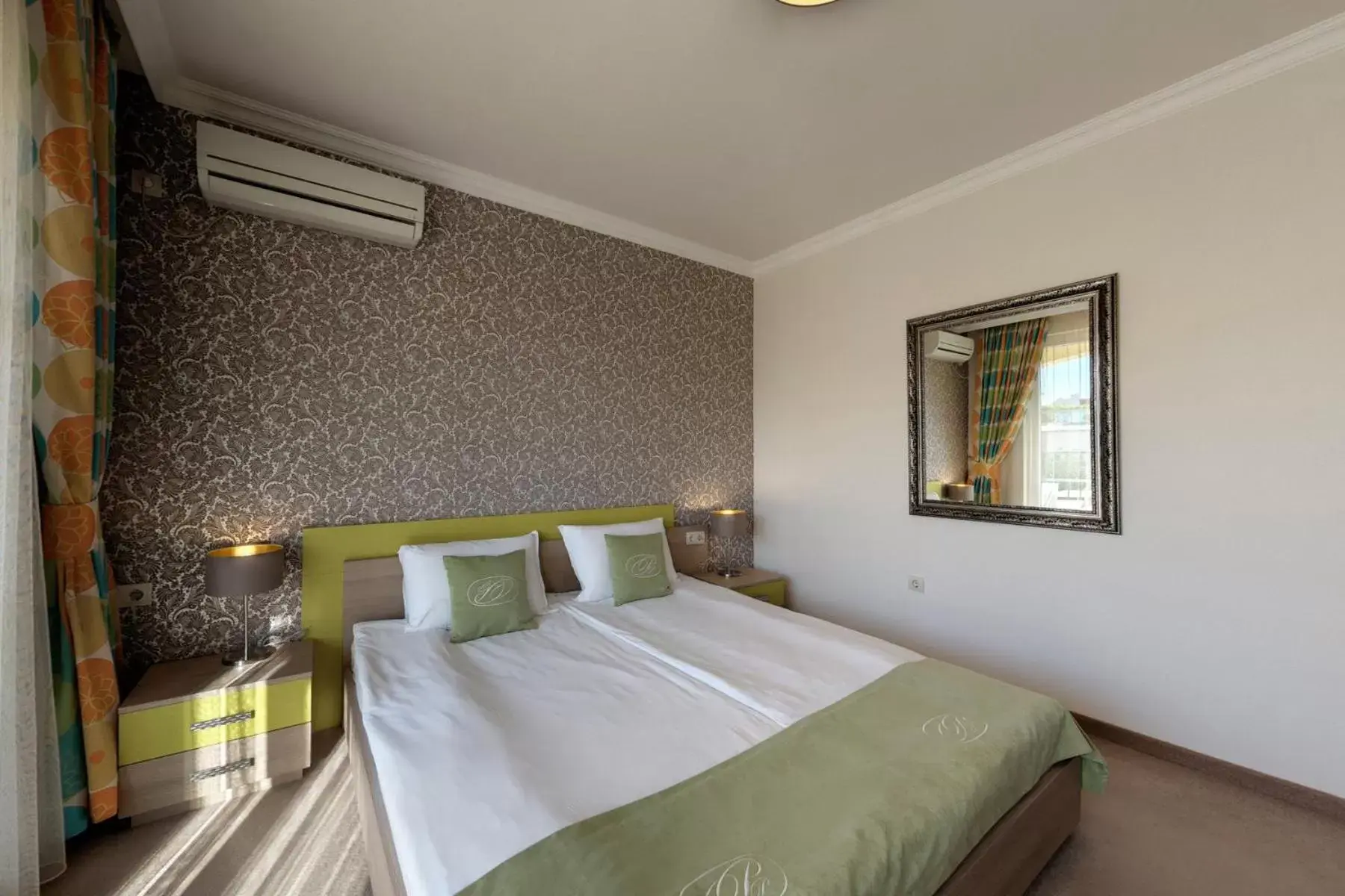 Bed in Penelopa Palace Apart Hotel & SPA Bed in Penelopa Palace Apart Hotel & SPA