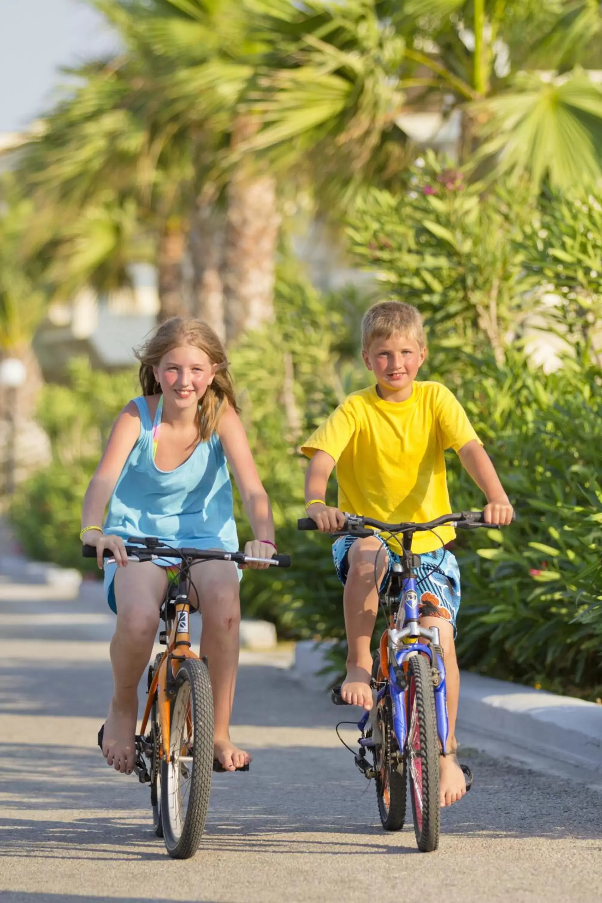Children play ground, Biking in Kipriotis Village Resort