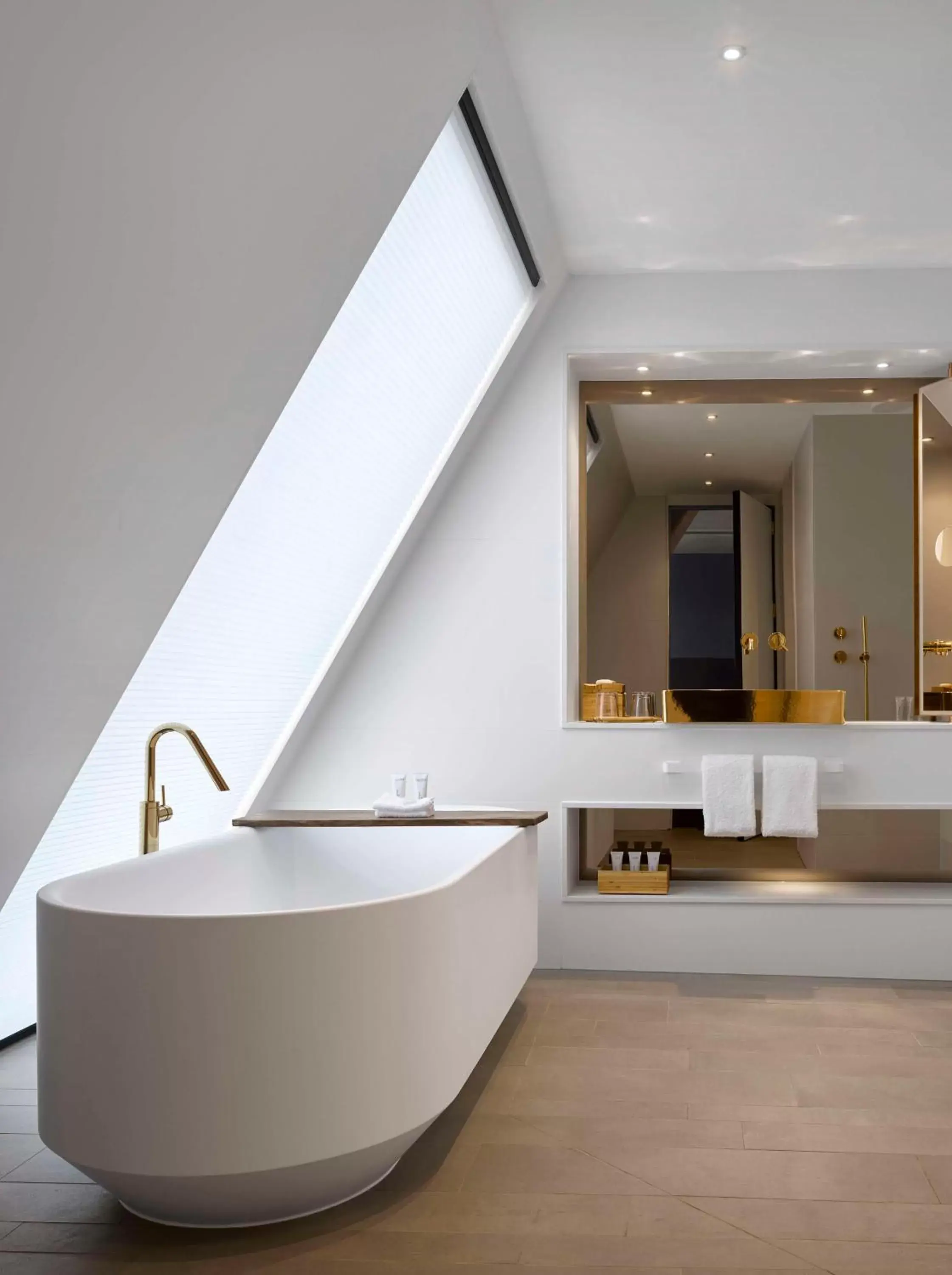 Photo of the whole room, Bathroom in Nobu Hotel London Shoreditch