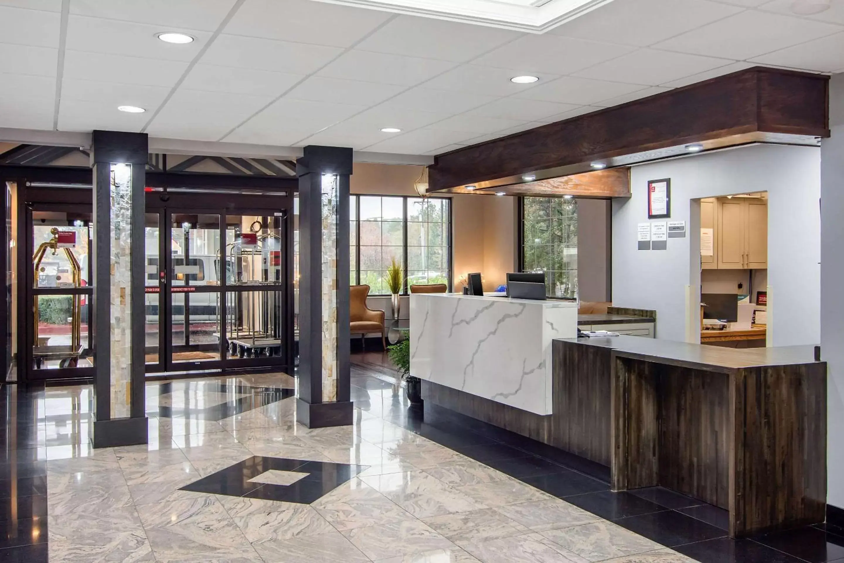 Lobby or reception in Clarion Suites Duluth I-85 Lobby or reception in Clarion Suites Duluth I-85
