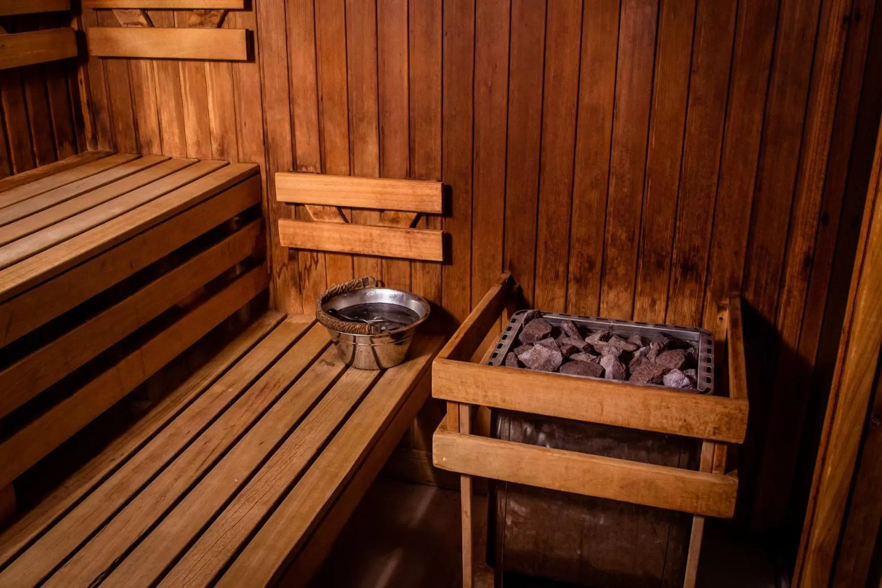 Sauna in Hotel Nowy Dwór Elizy blisko Sky Bridge