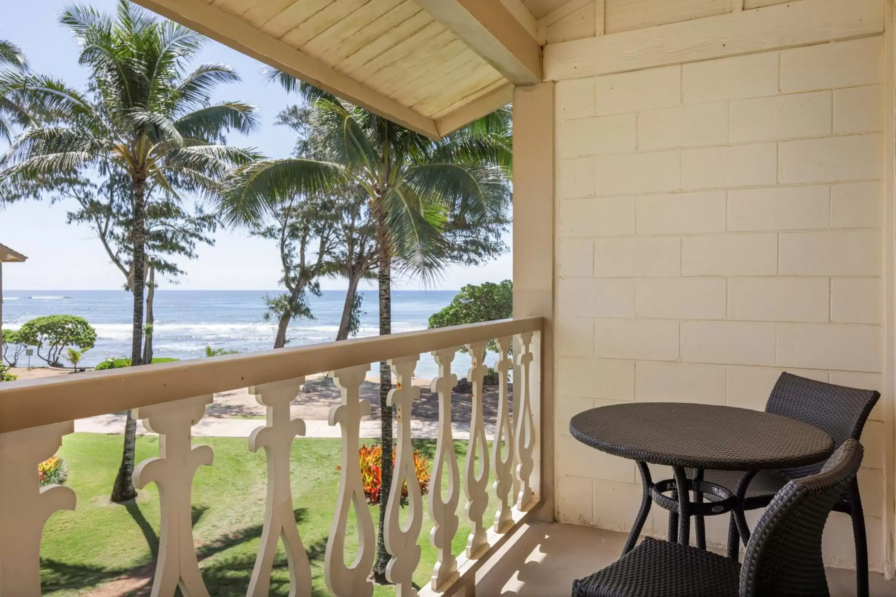 View (from property/room), Balcony/Terrace in Aston Islander On The Beach