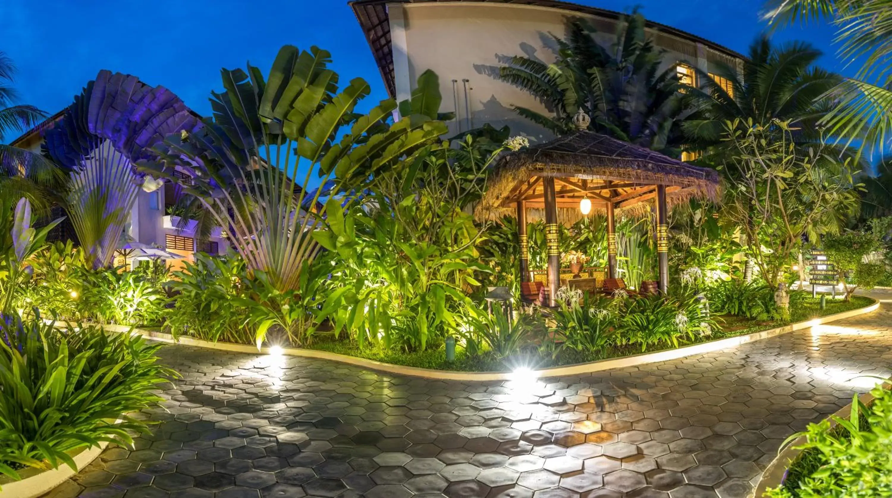Garden, Property Building in Bali Hotel