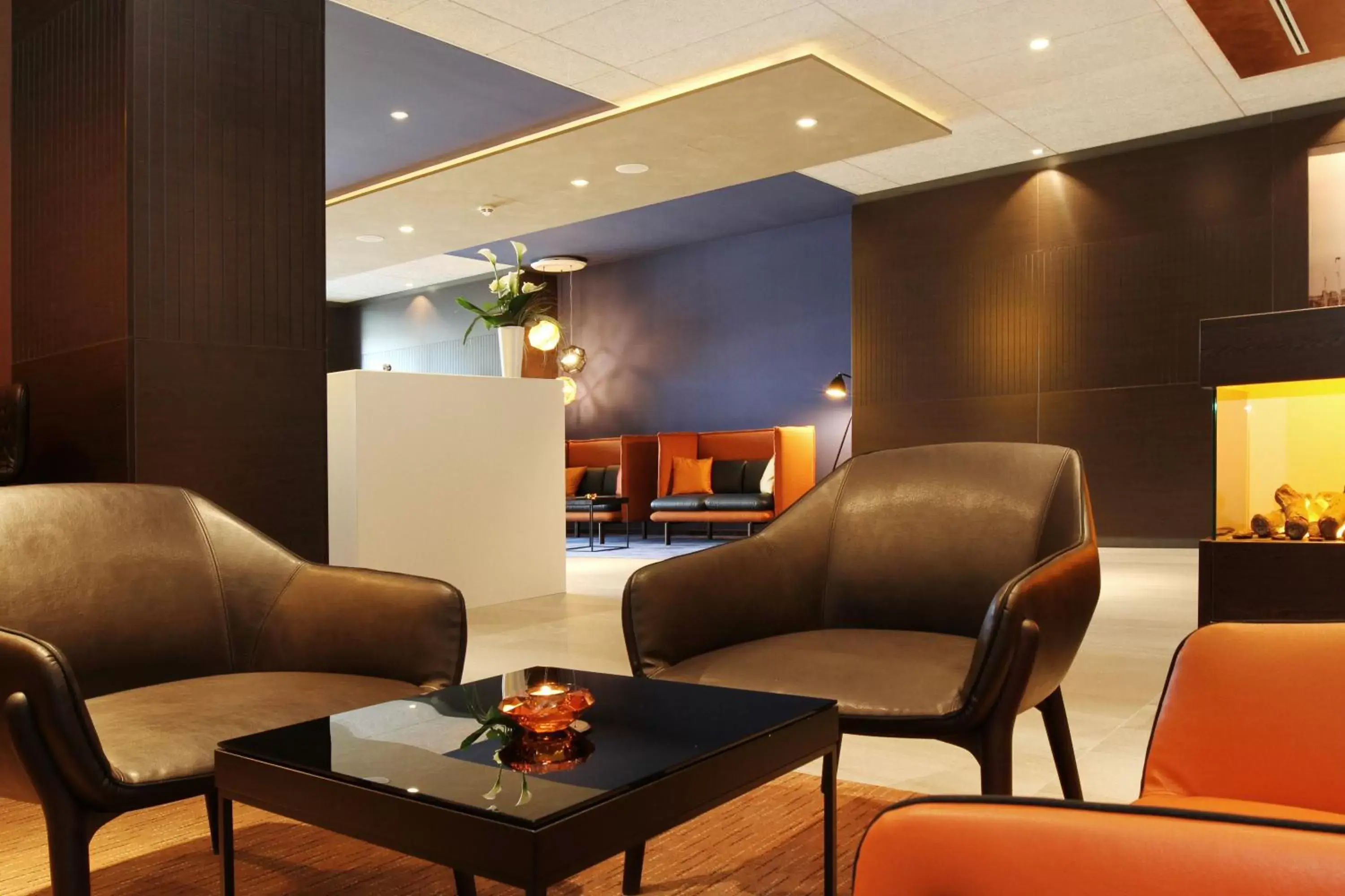 Lounge or bar, Lobby/Reception in Hafenhotel Meereszeiten