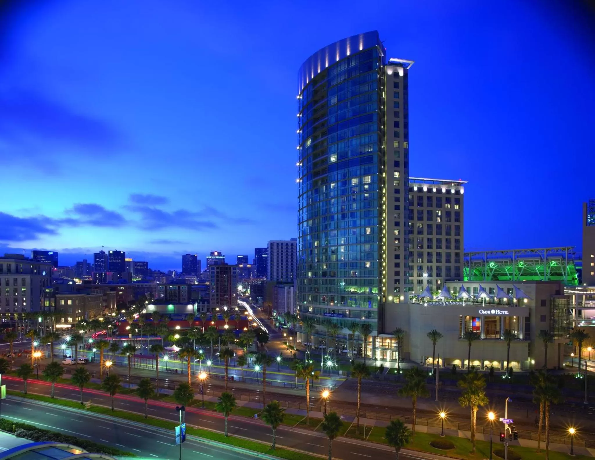 Property building in Omni San Diego Hotel at the Ballpark