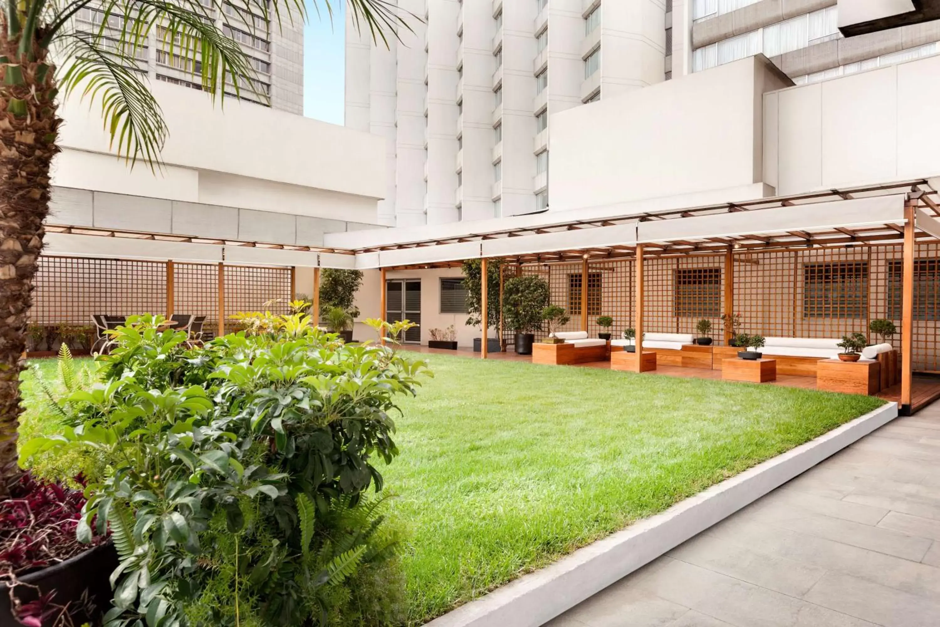 Inner courtyard view in Hilton Colon Quito Hotel