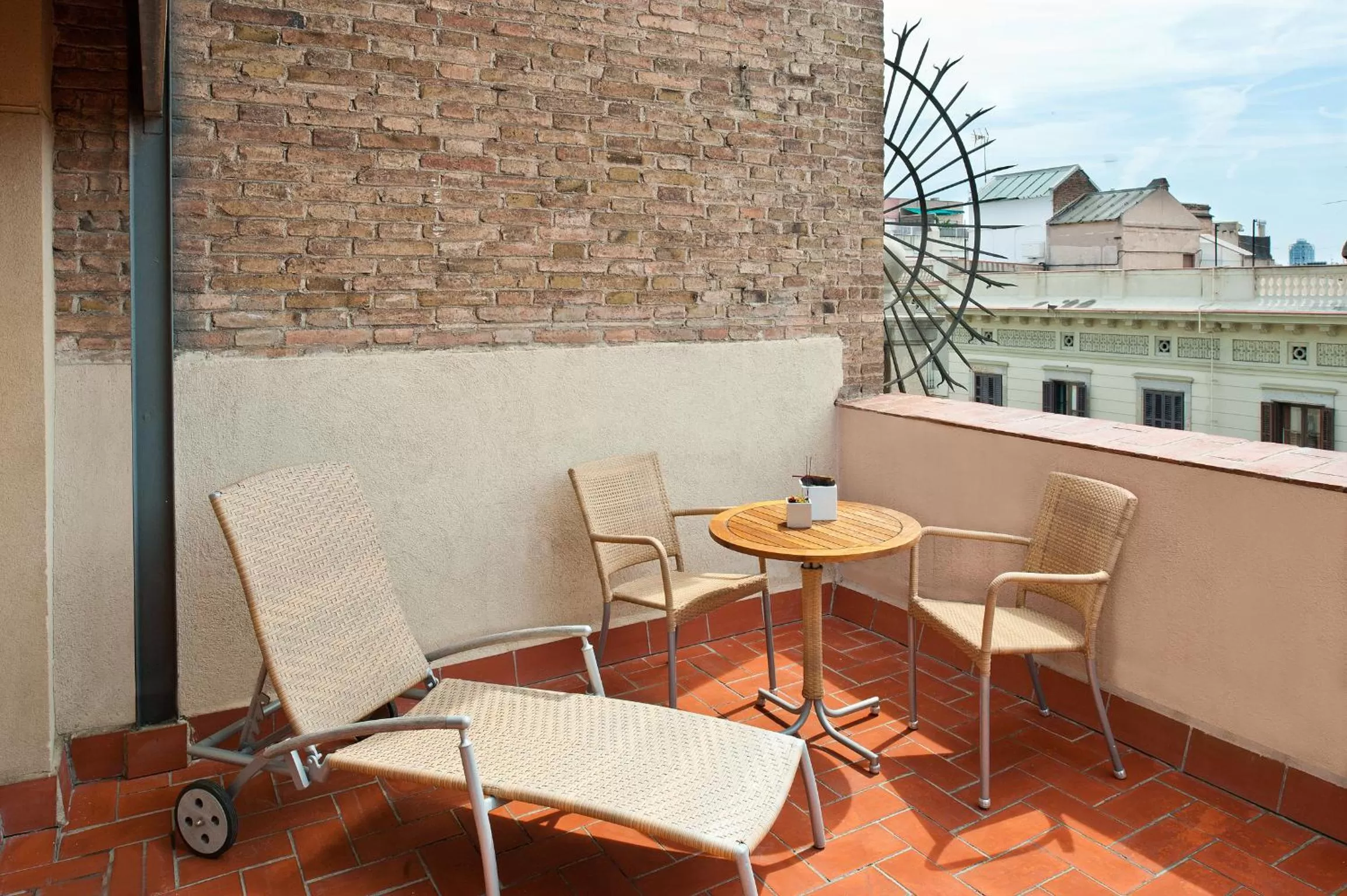 Double Room with Terrace in Catalonia Eixample 1864