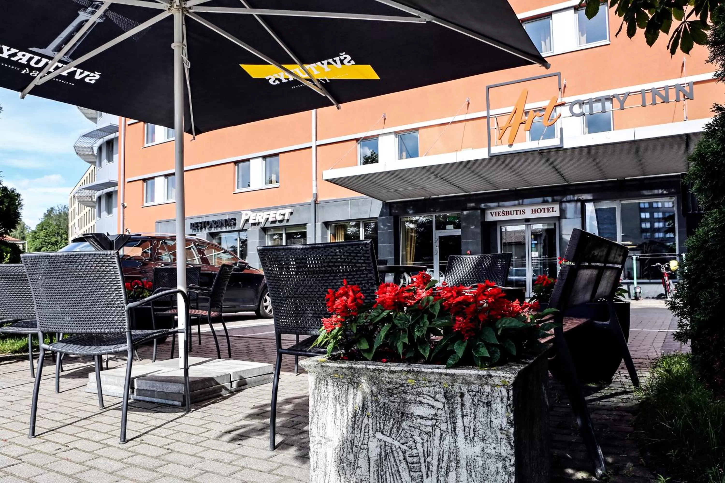 Property building in Art City Inn