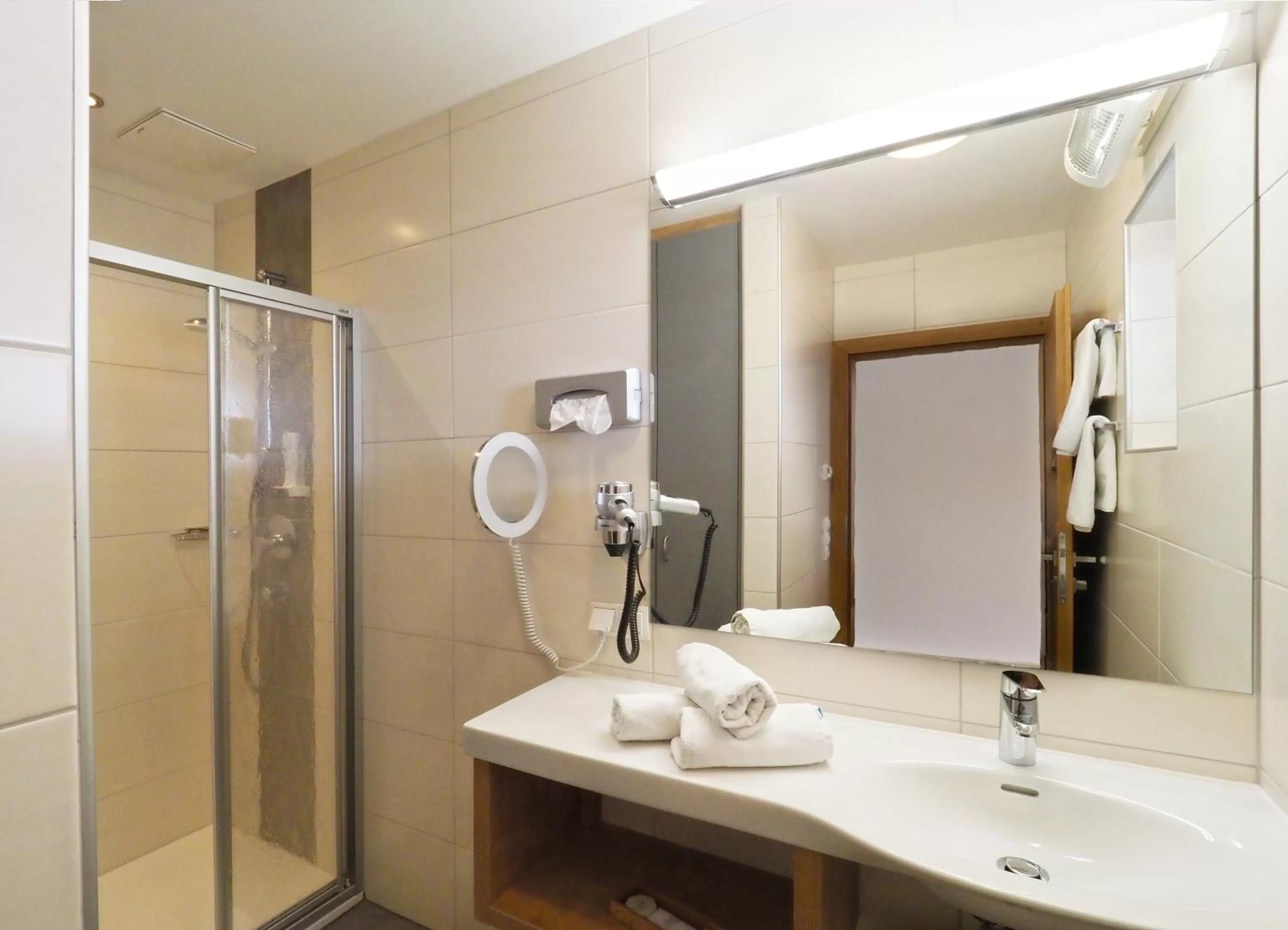 Shower in Hotel Silberfux