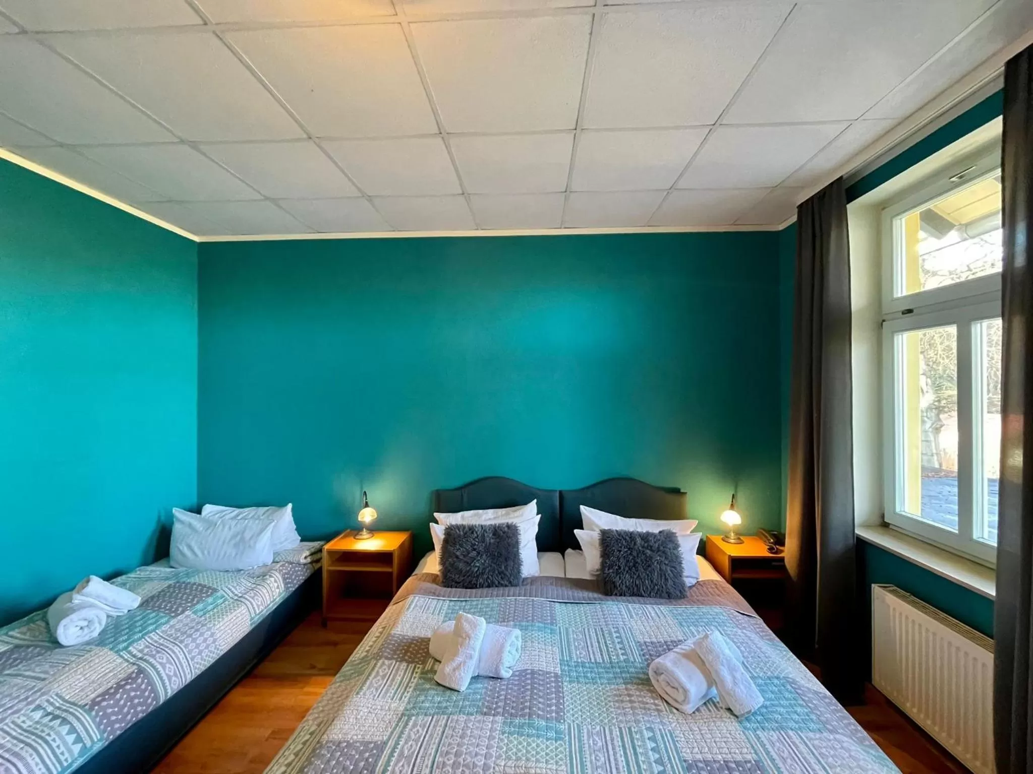 Bedroom, Bed in Parkhotel Waldschlösschen