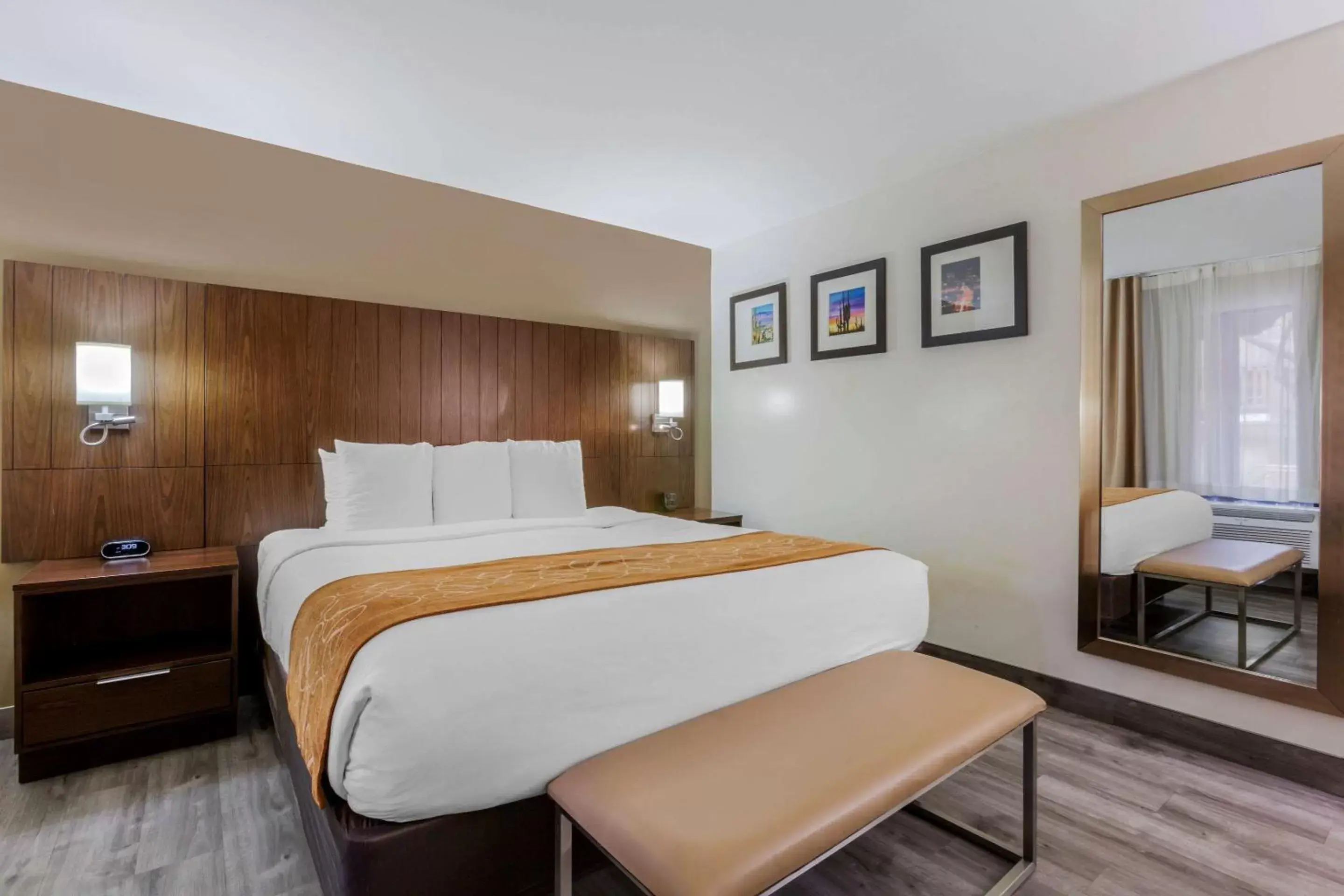 Bedroom, Bed in Comfort Suites At Sabino Canyon