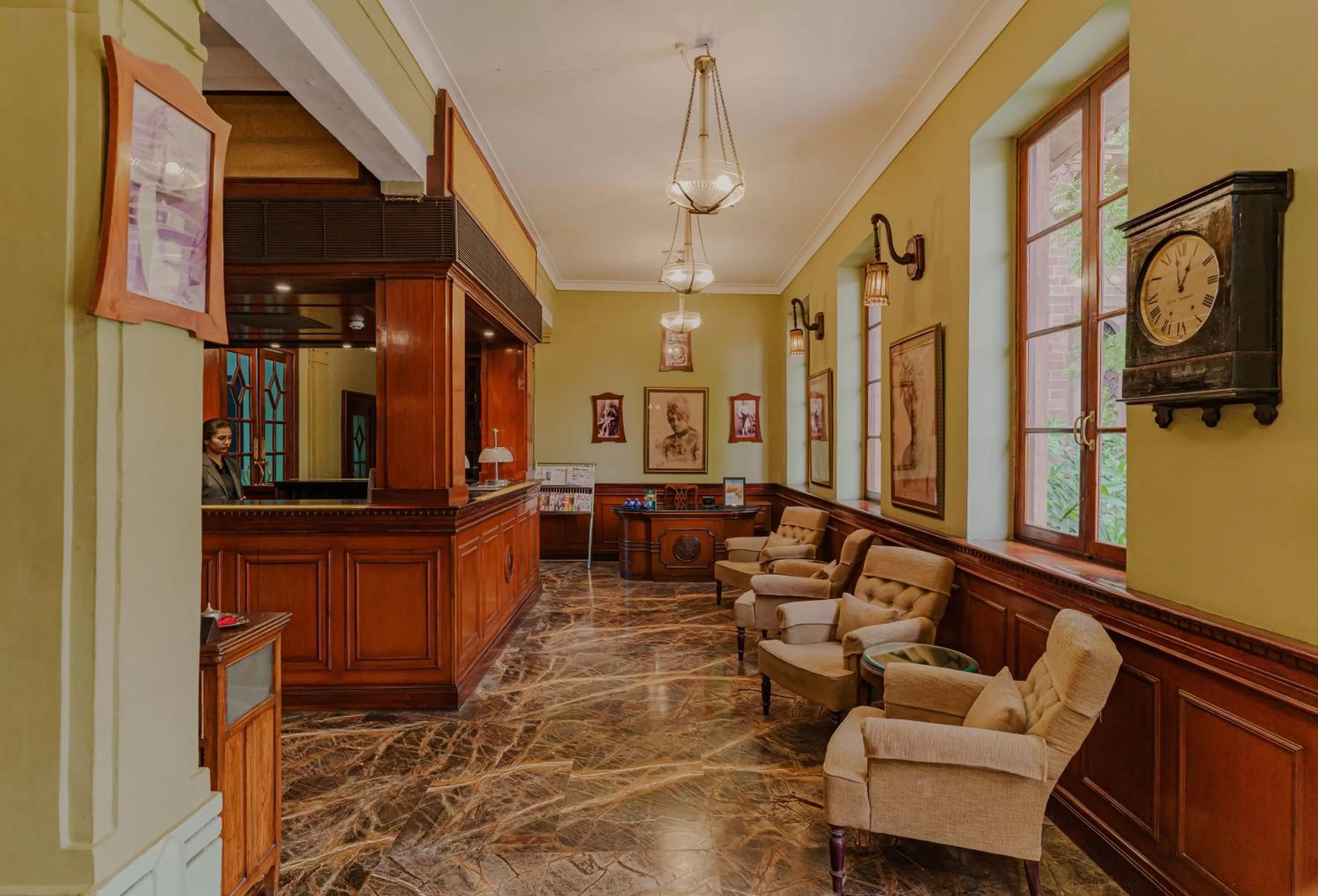 Lobby or reception in Ajit Bhawan - A Palace Resort