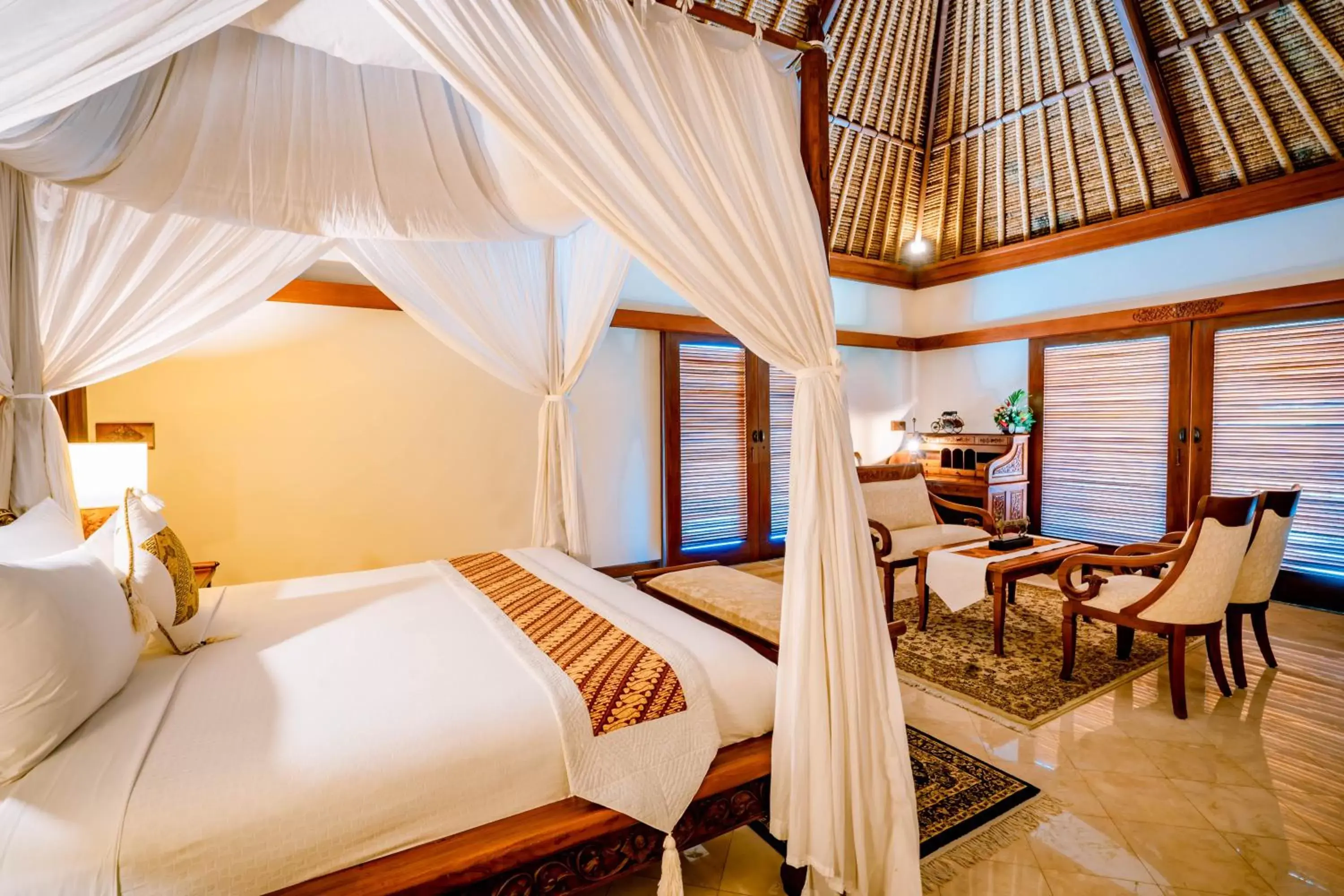 Bed in Puri Wulandari A Boutique Resort & Spa - CHSE Certified