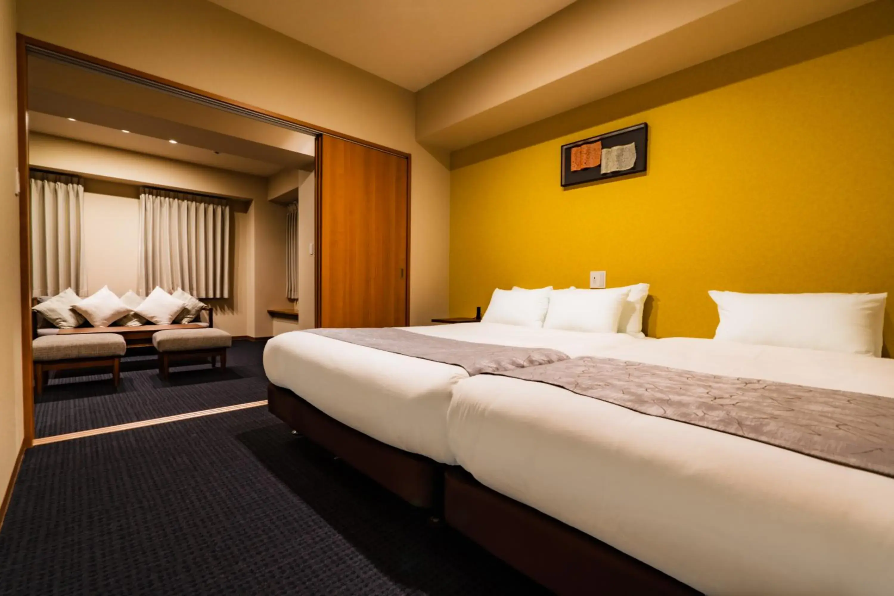 Photo of the whole room, Bed in Randor Residential Hotel Kyoto Suites