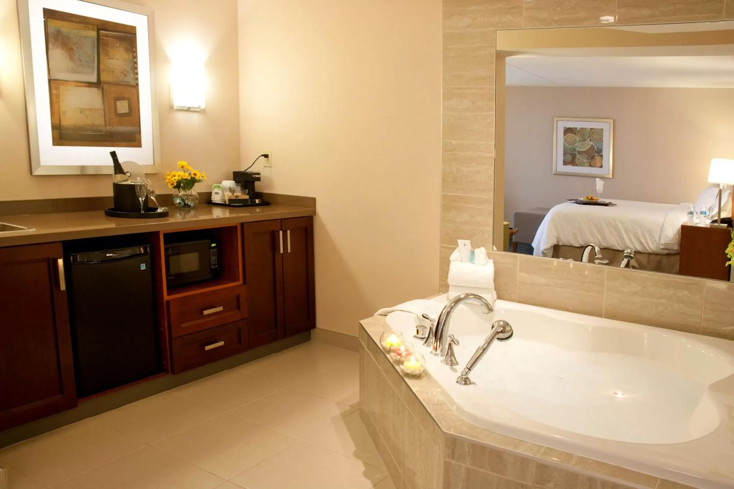 Bathroom in Hampton Inn by Hilton Brampton - Toronto