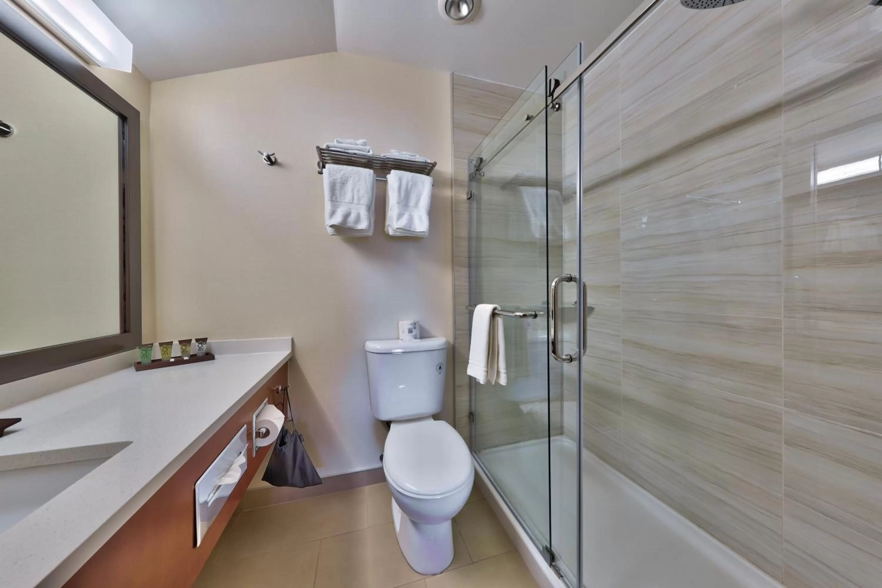 Shower in Sun Peaks Lodge