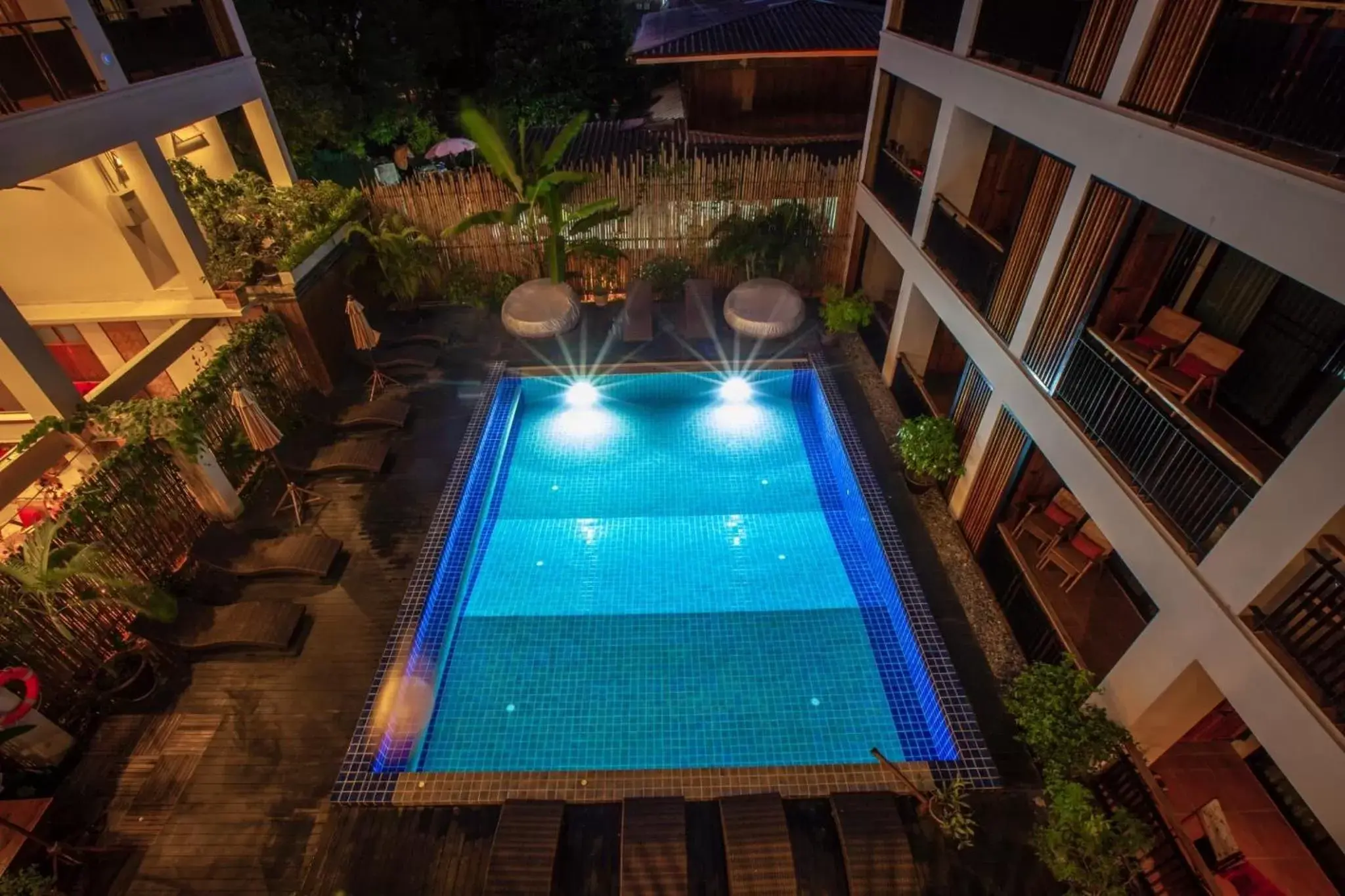 Swimming pool, Pool View in SugarCane Chiang Mai