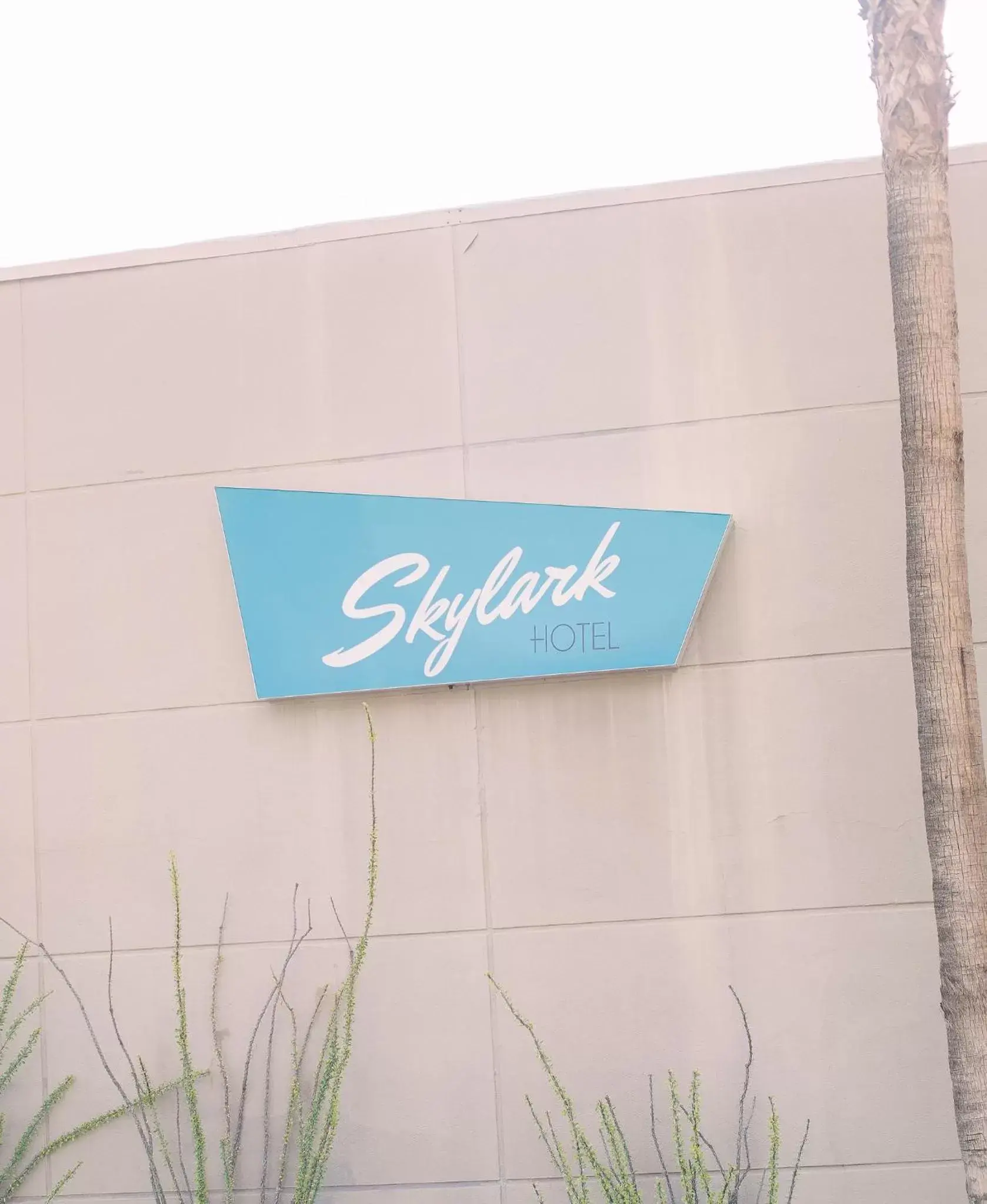 Facade/entrance in The Skylark, a Palm Springs Hotel