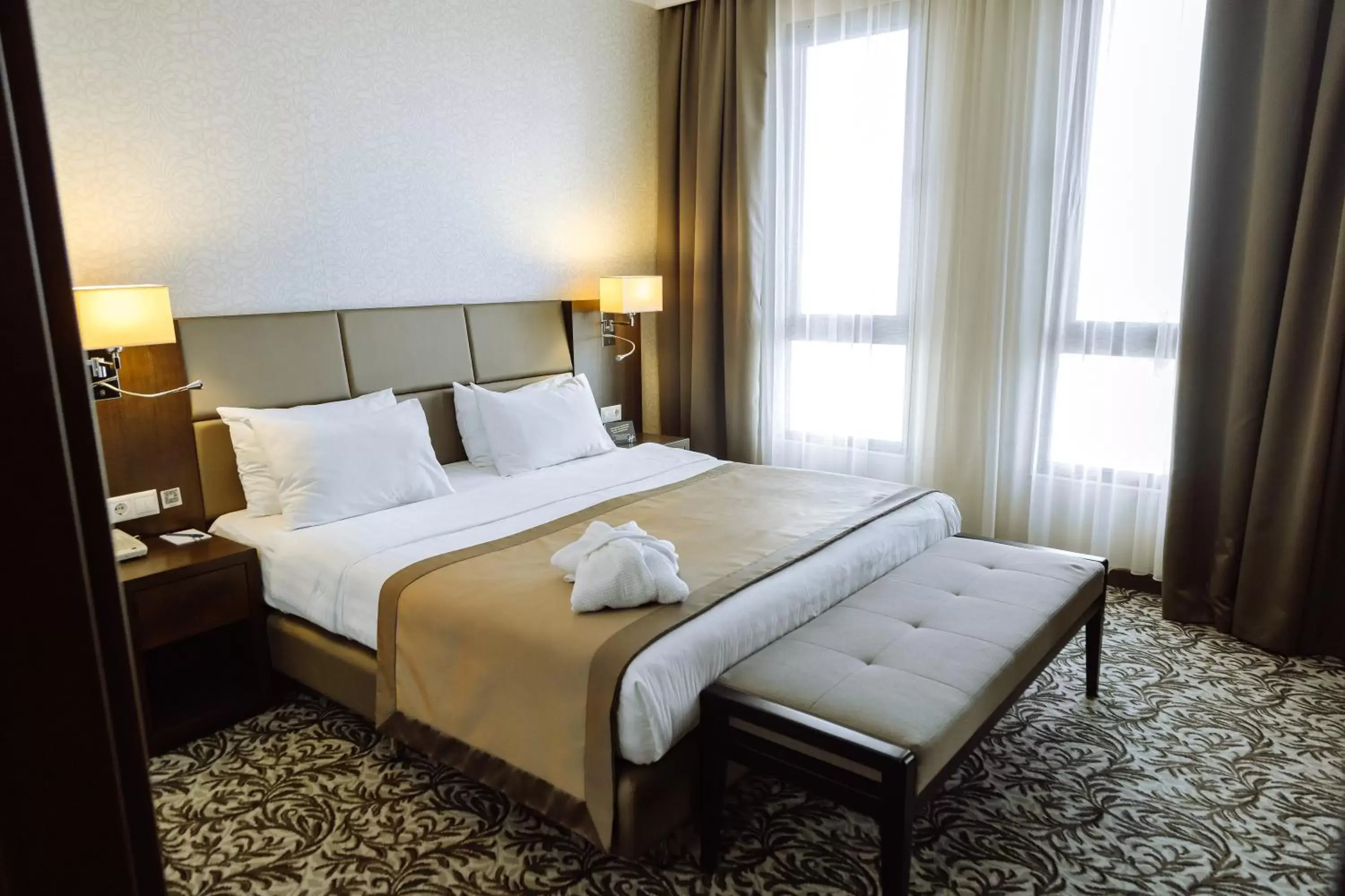 Bed in Holiday Inn Aktau, an IHG Hotel