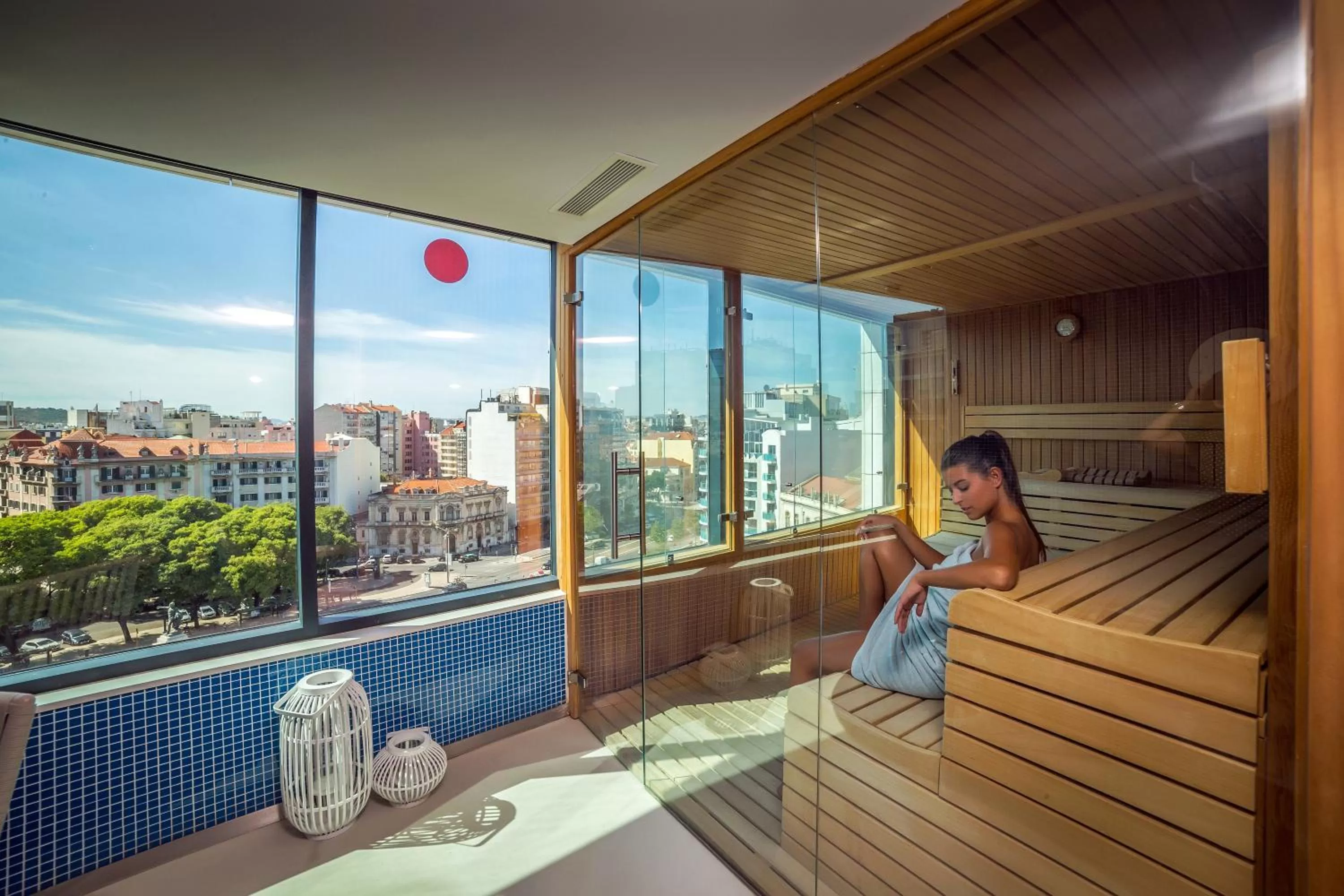 Sauna in EVOLUTION Lisboa Hotel