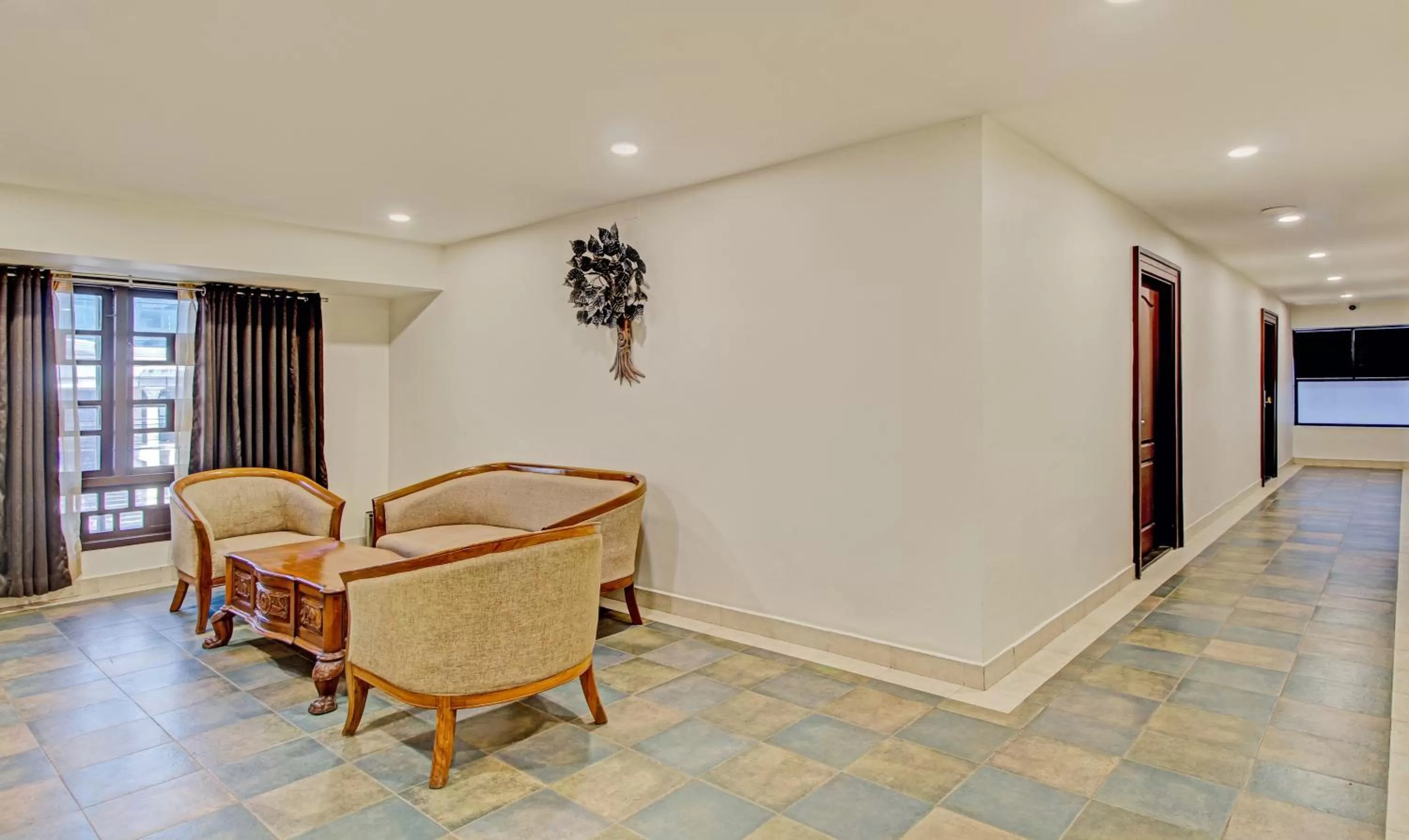 Seating area in Treebo Prince