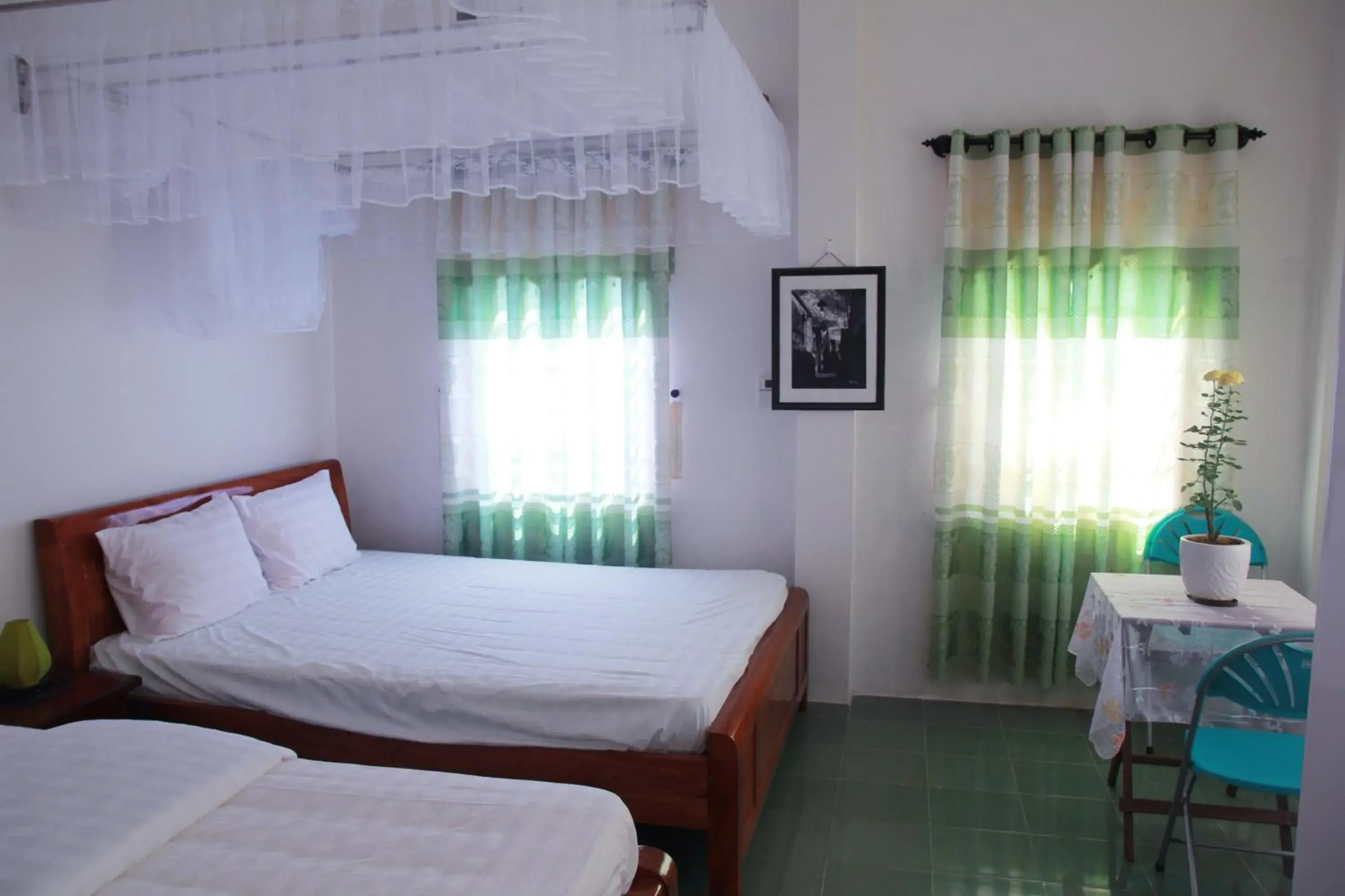 Bed in Sac Xanh Homestay